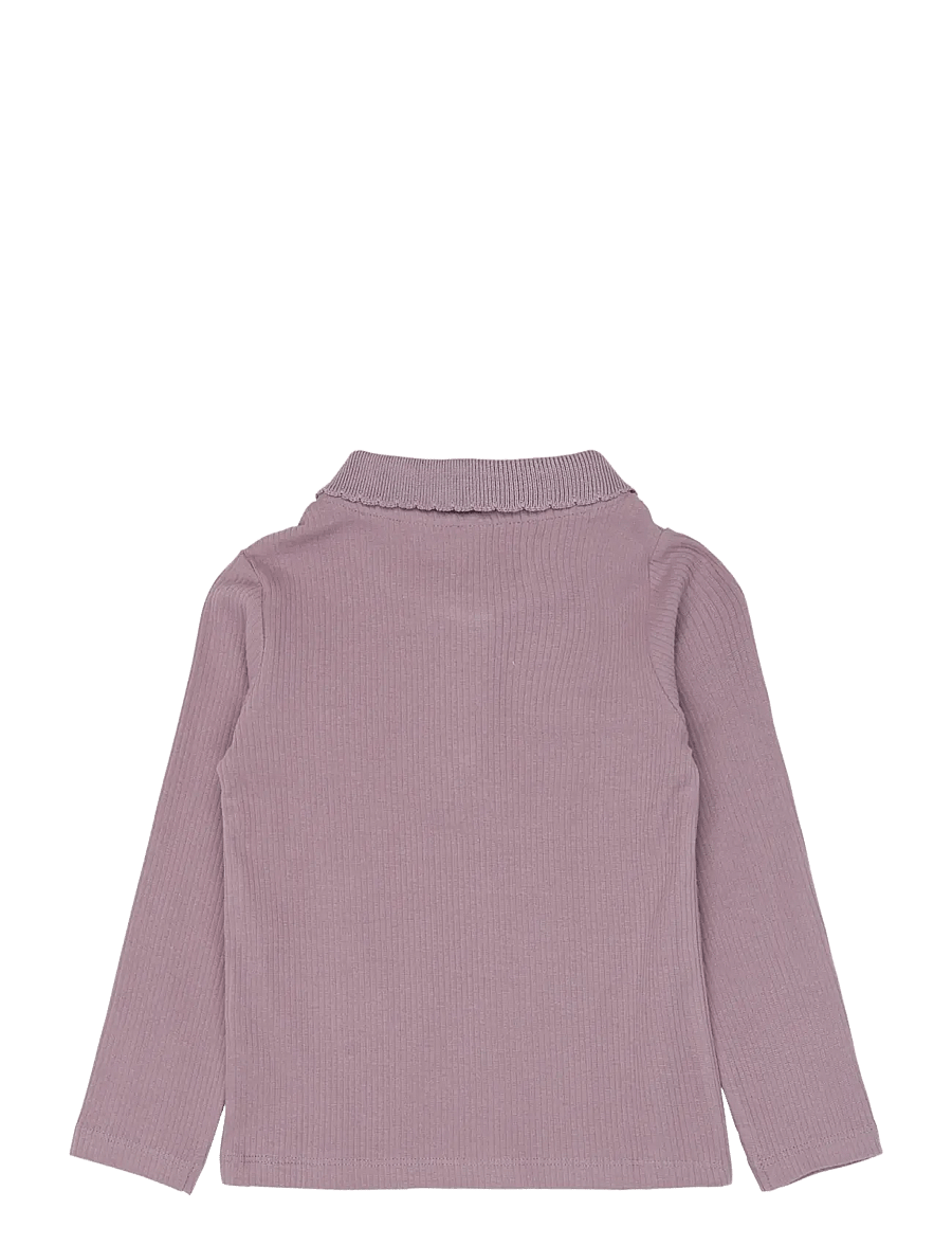 The New - TNSTVernina L_S Rib Polo - langärmelig poloshirt - elderberry tn - 2