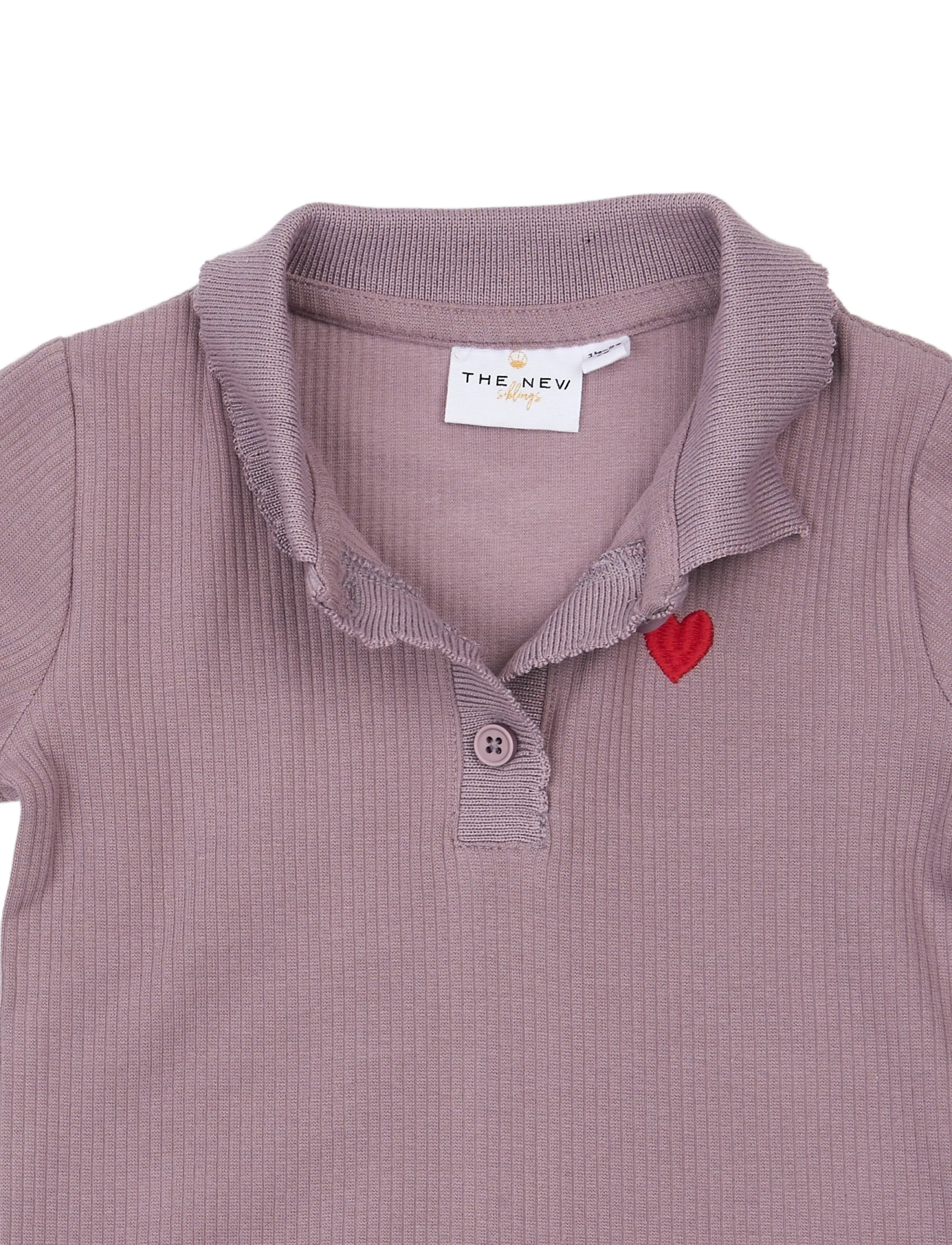 The New - TNSTVernina L_S Rib Polo - langärmelig poloshirt - elderberry tn - 4