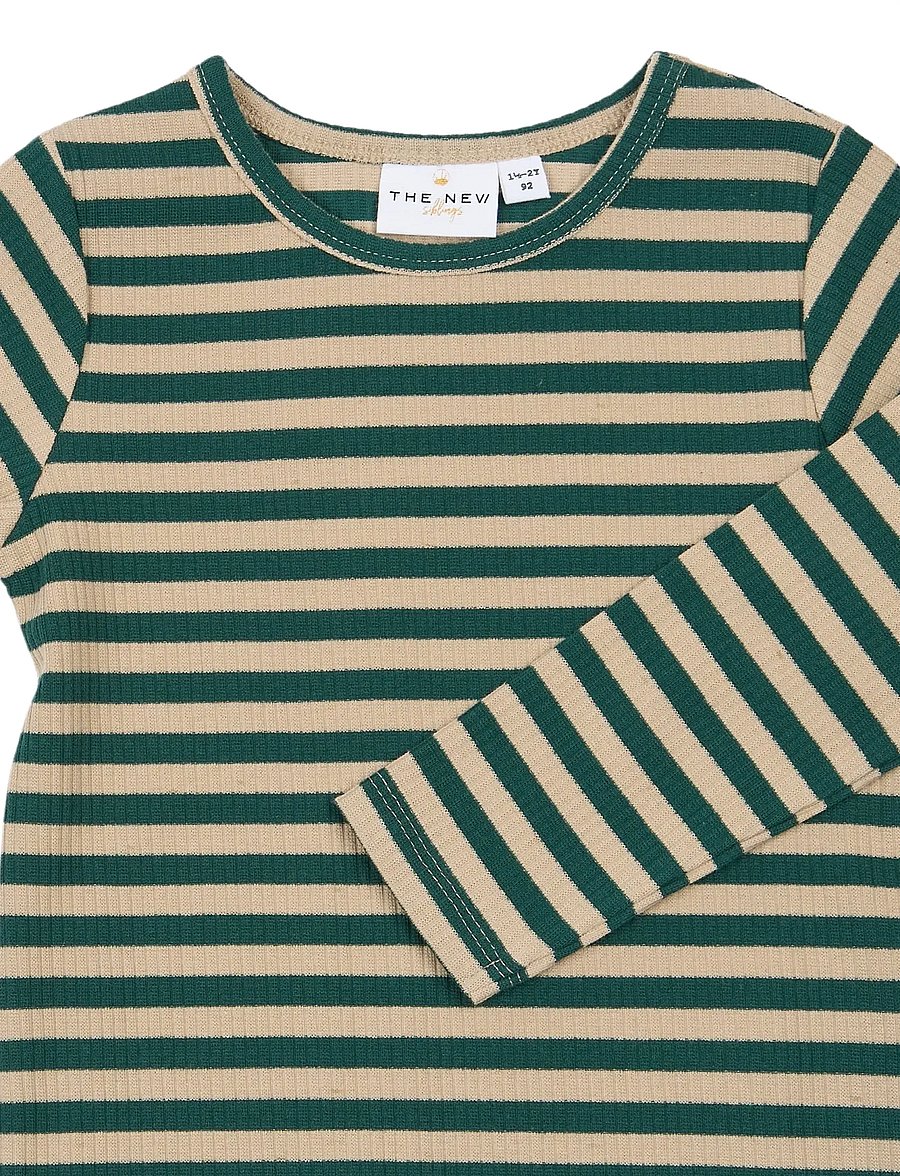 The New - TNSTFro L_S Rib Tee - pikkade varrukatega t-särgid - june bug striped - 4