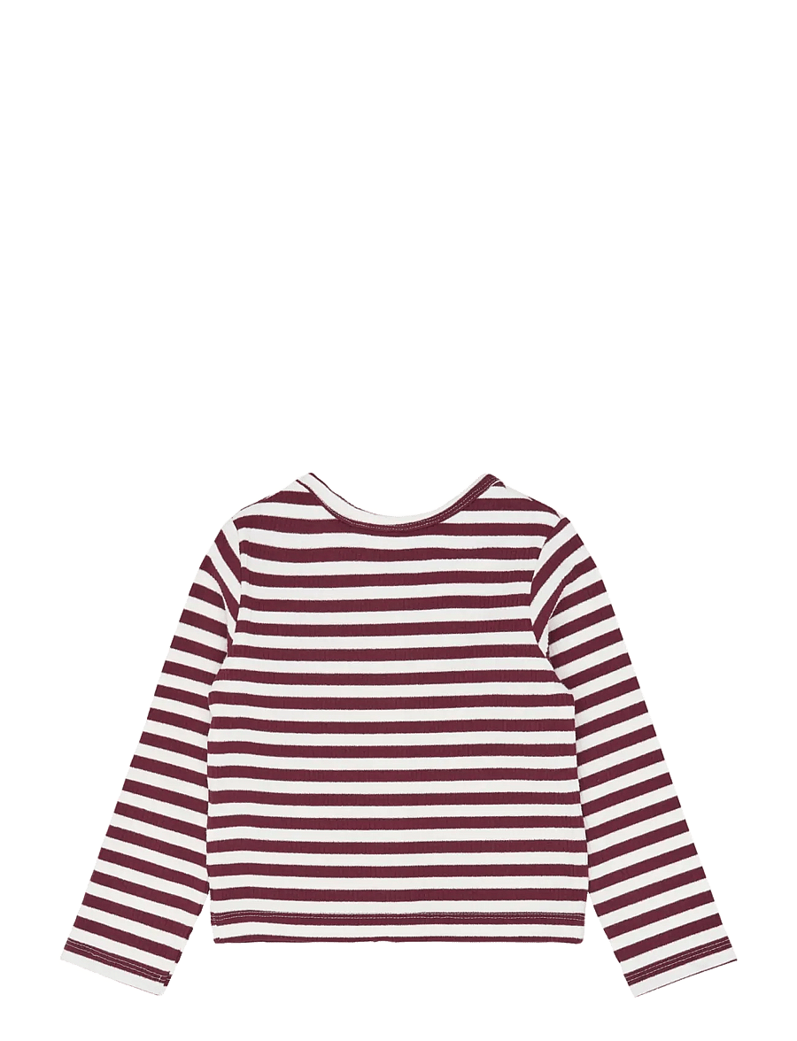 The New - TNSTFro L_S Rib Cardigan - leichte jacken - gardenia striped - 2
