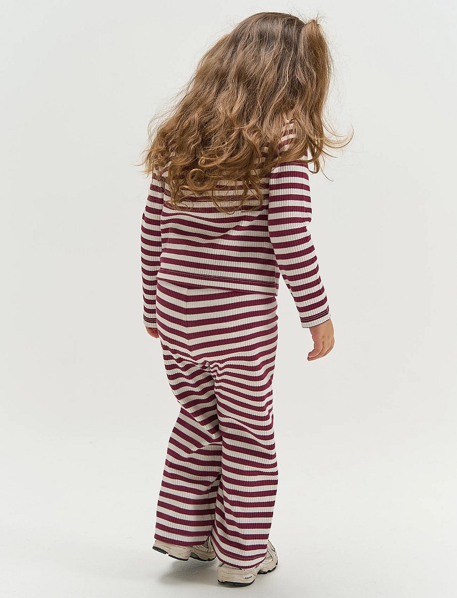 The New - TNSTFro L_S Rib Cardigan - leichte jacken - gardenia striped - 3