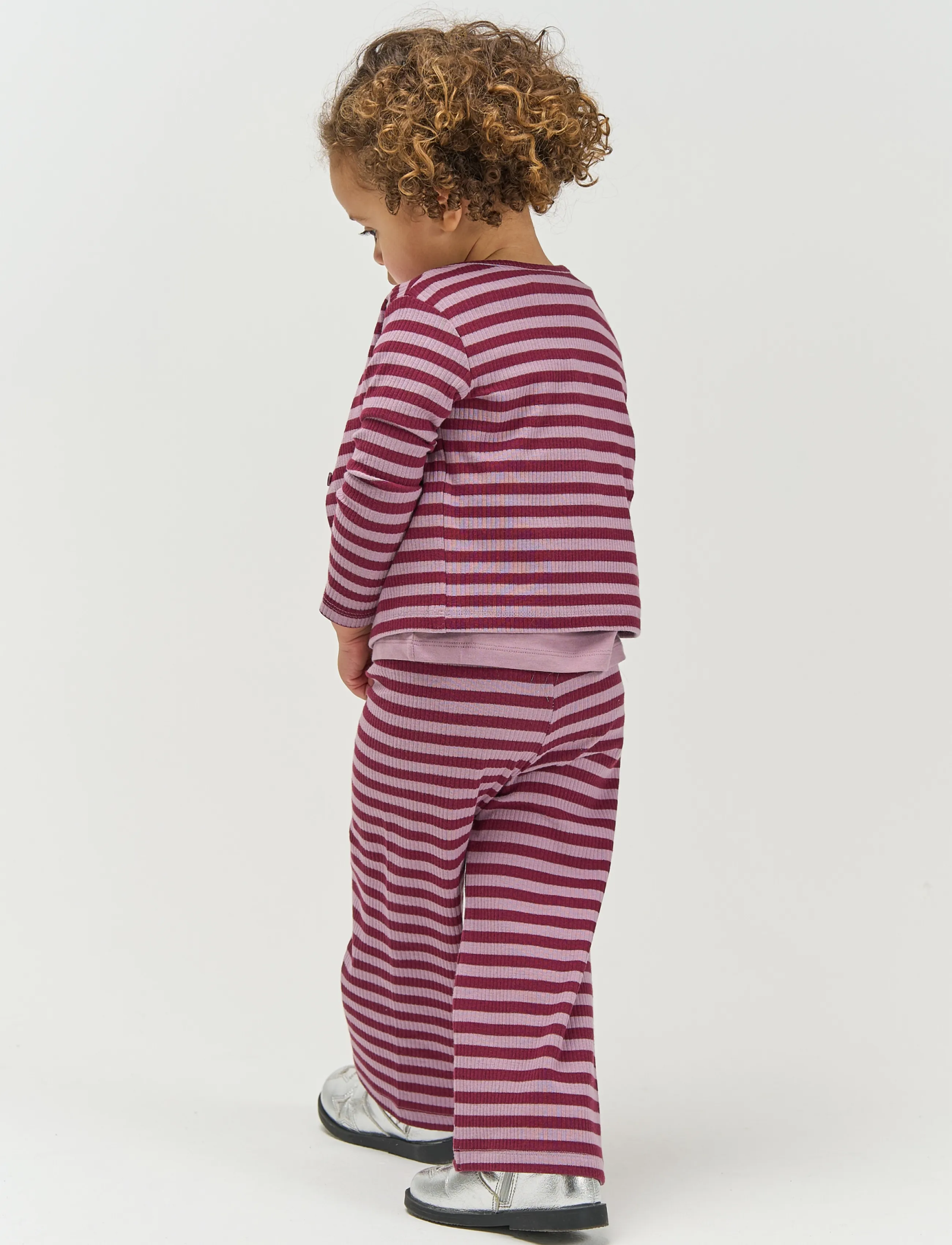 The New - TNSTFro Wide Rib Pants - elderberry striped tn - 4
