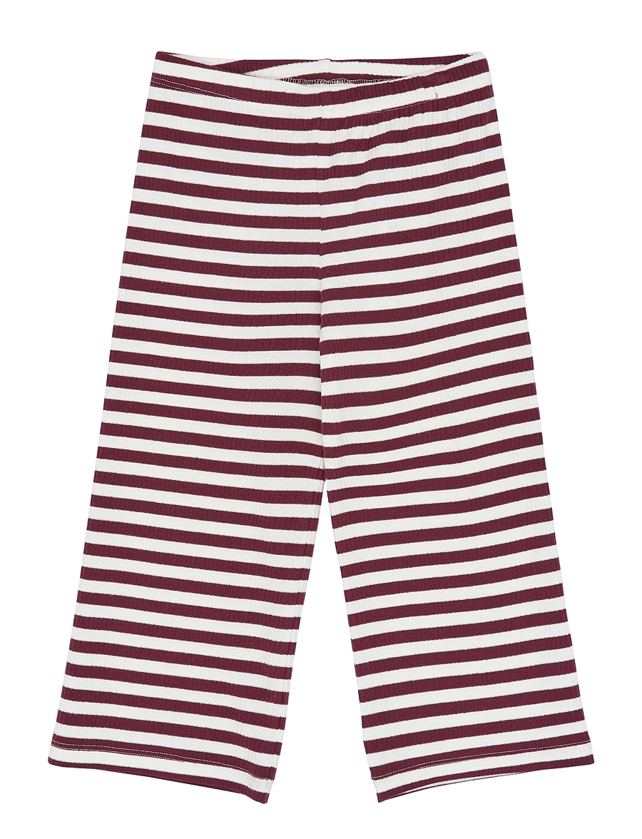 The New - TNSTFro Wide Rib Pants - gardenia striped - 1