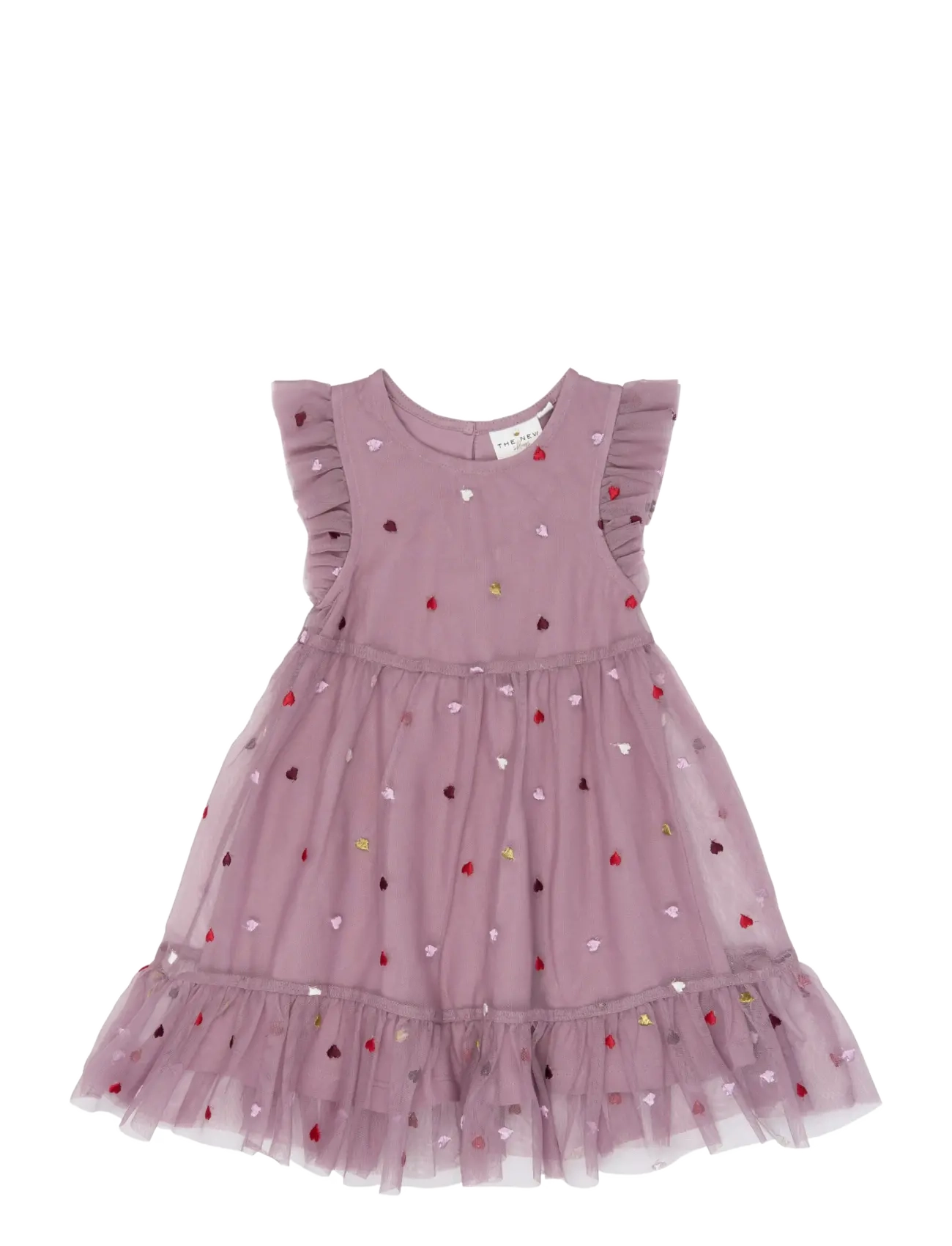 The New TNSTVadia S_L Mesh Dress - The New - ELDERBERRY EMB TN / purple