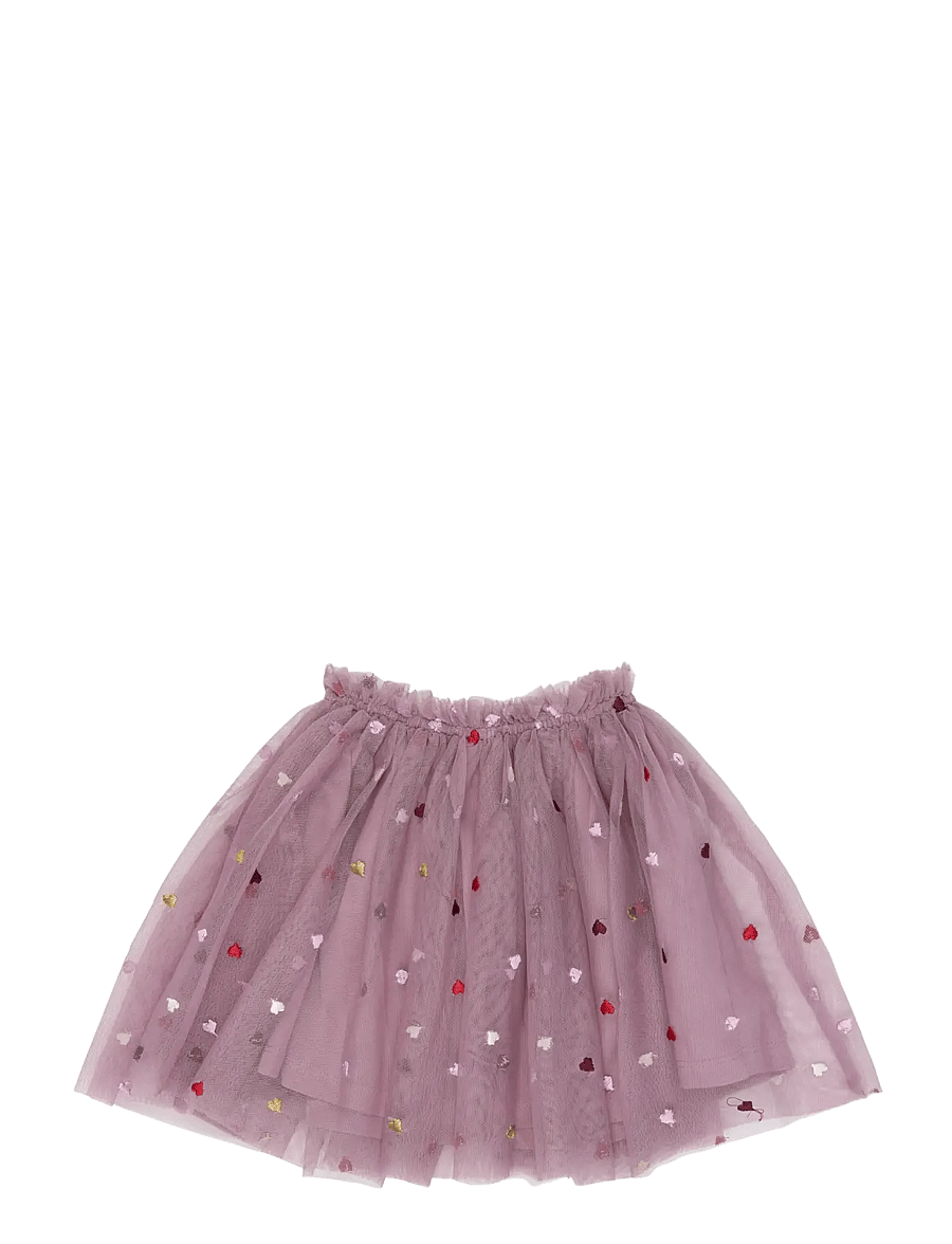 The New - TNSTVadia Mesh Skirt - korte nederdele - elderberry emb tn - 2