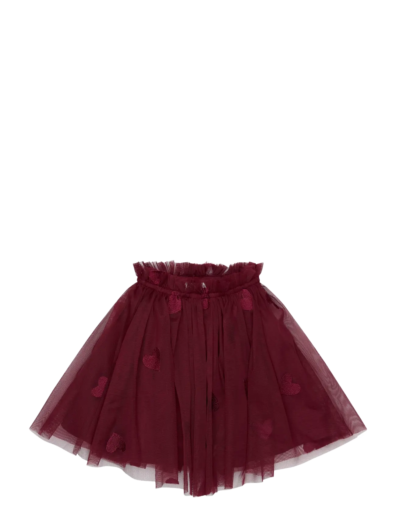 The New TNSTVonda Mesh Skirt - Osta suuruse järgi - BURGUNDY EMB TN / burgundy
