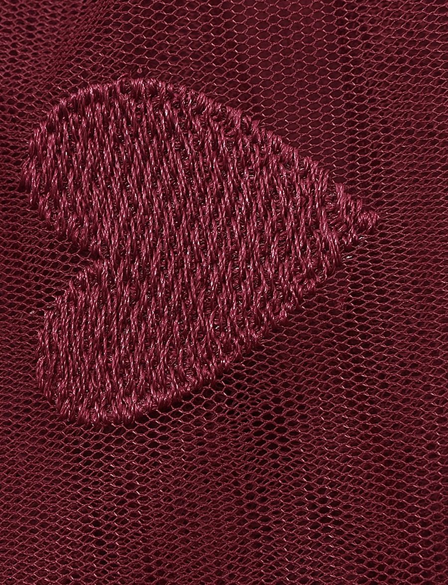 The New - TNSTVonda Mesh Skirt - tüll-rock - burgundy emb tn - 2