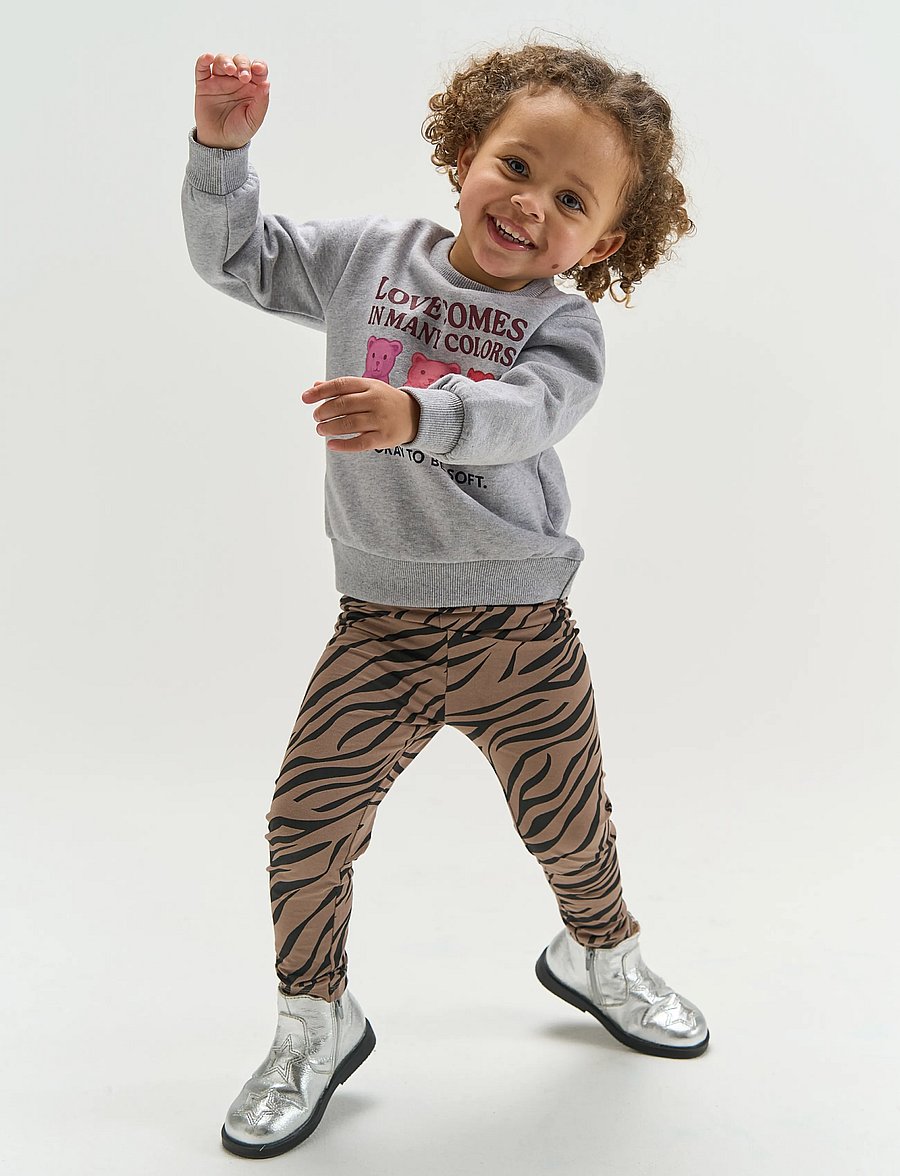 The New - TNSTVerde Leggings - leggings - taupe gray aop tn - 0