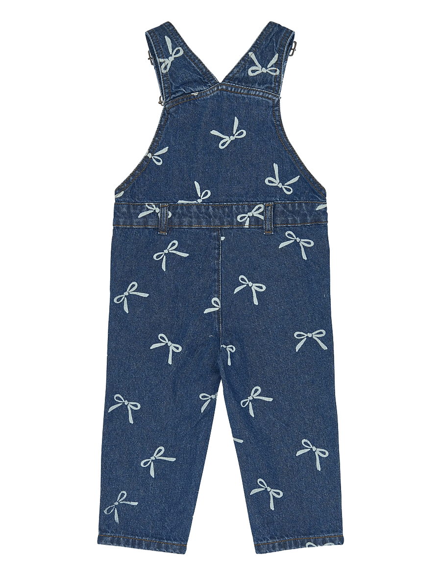 The New - TNSTVinaya Denim Dungarees - buksedragter - medium blue denim aop - 2