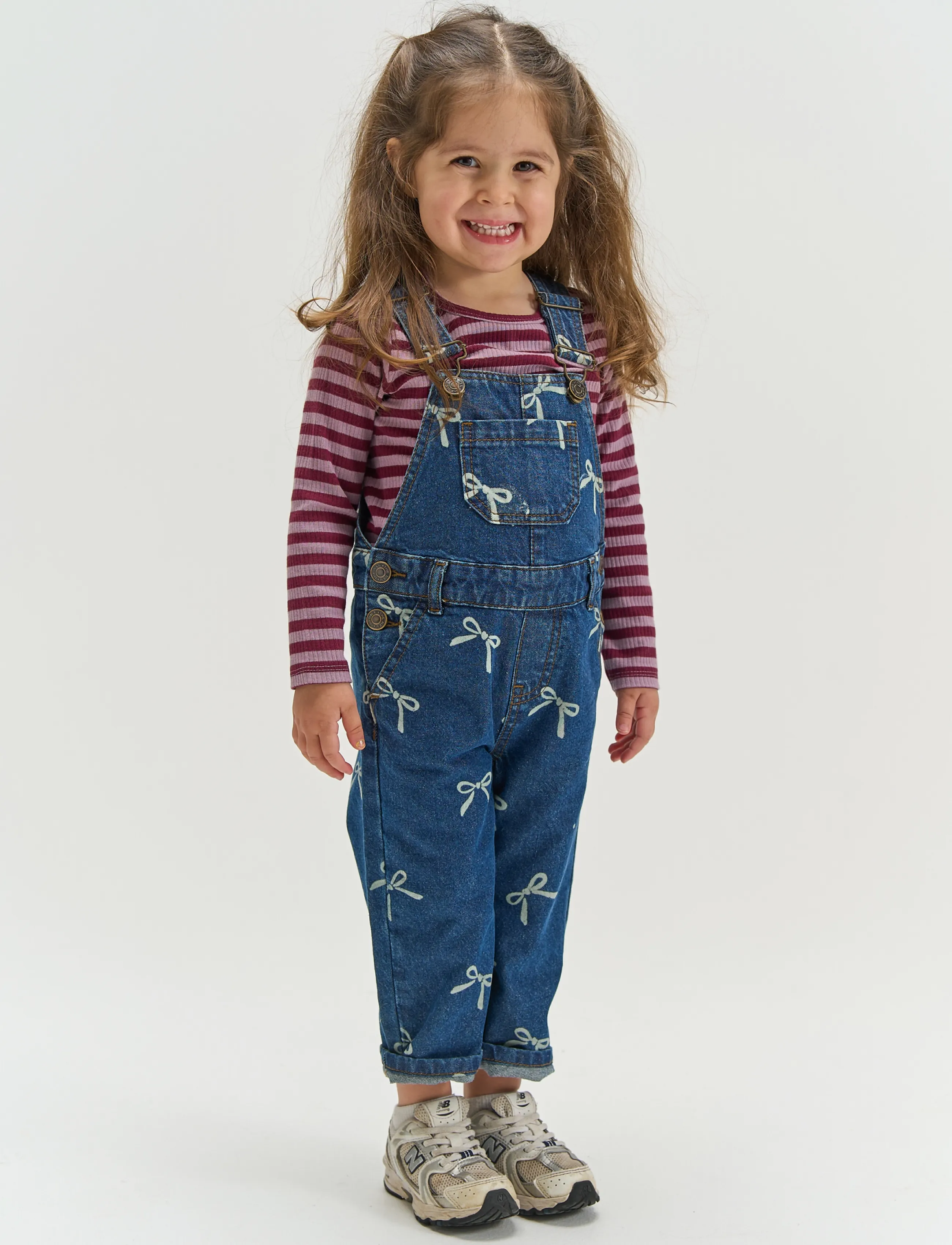 The New Tnstvinaya Denim Lækre Bukser, 92, Blue > Jumpsuits, Børn