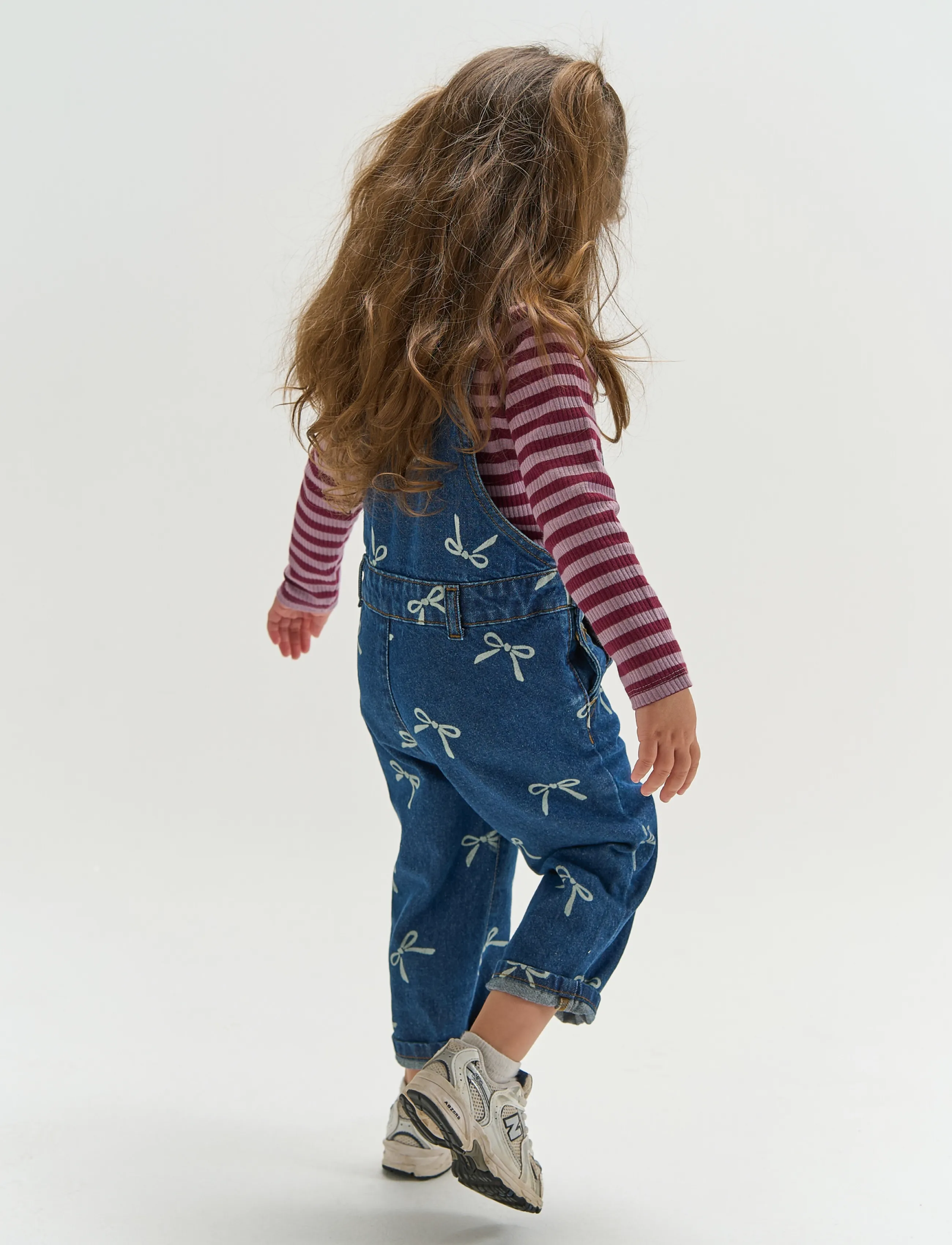 The New - TNSTVinaya Denim Dungarees - buksedragter - medium blue denim aop - 4