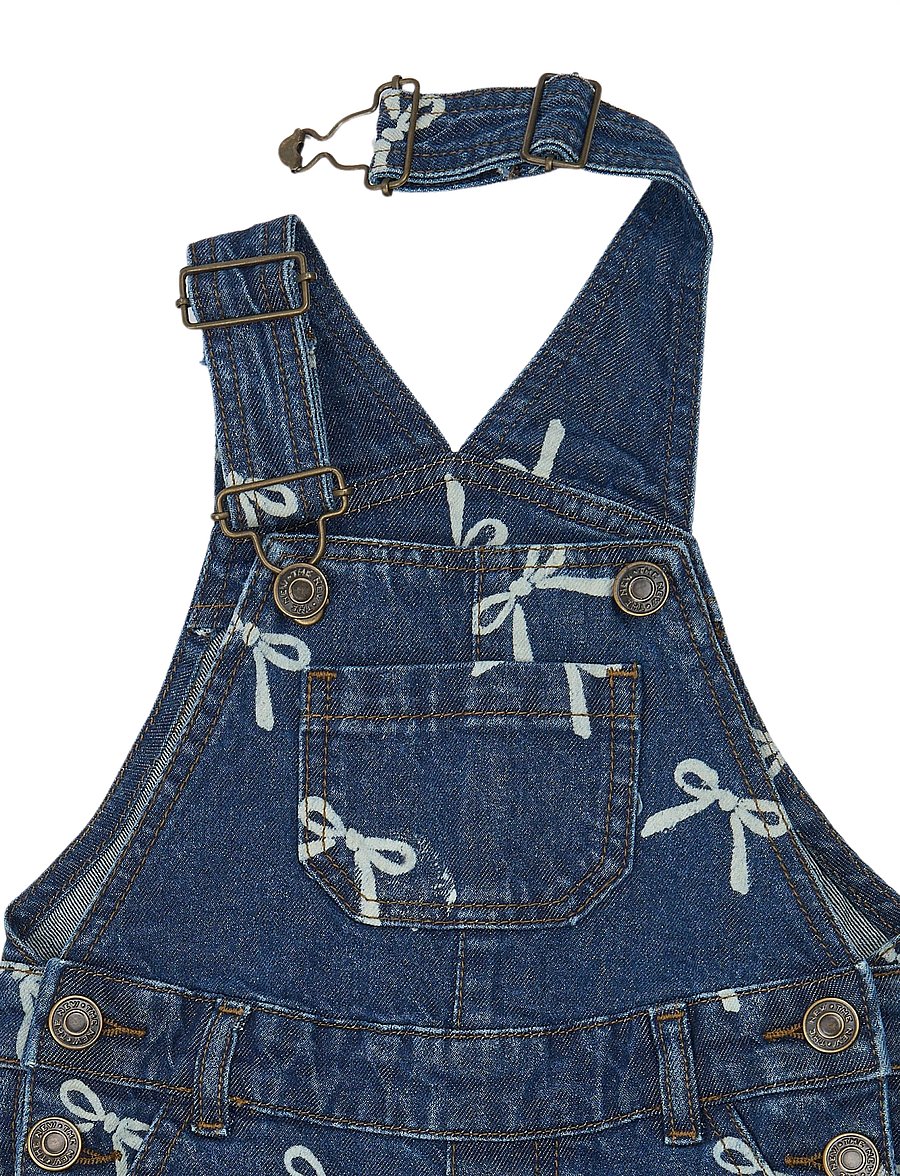 The New - TNSTVinaya Denim Dungarees - buksedragter - medium blue denim aop - 5