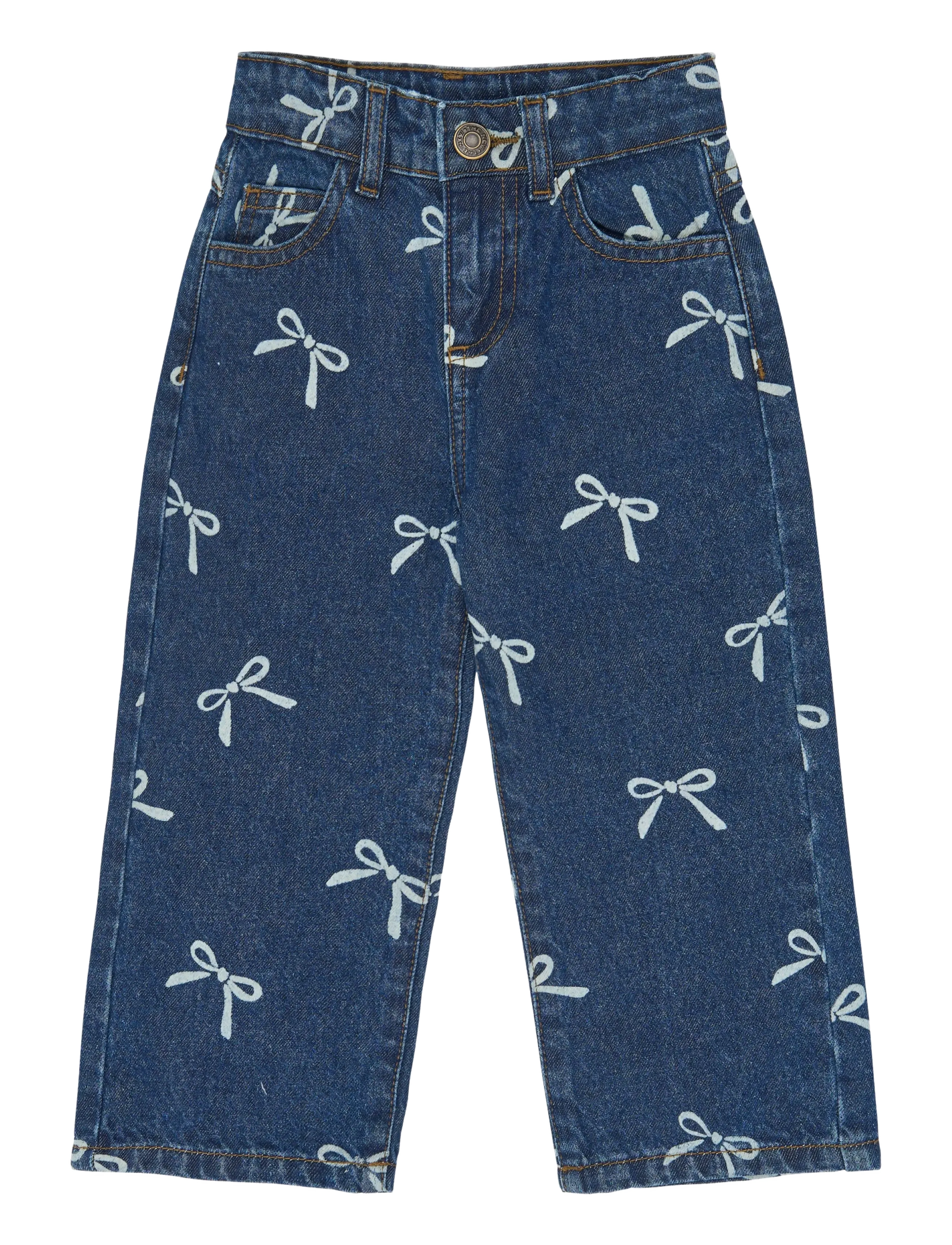 The New TNSTVinaya Regular Fit Jeans - Underdele - MEDIUM BLUE DENIM AOP / blue