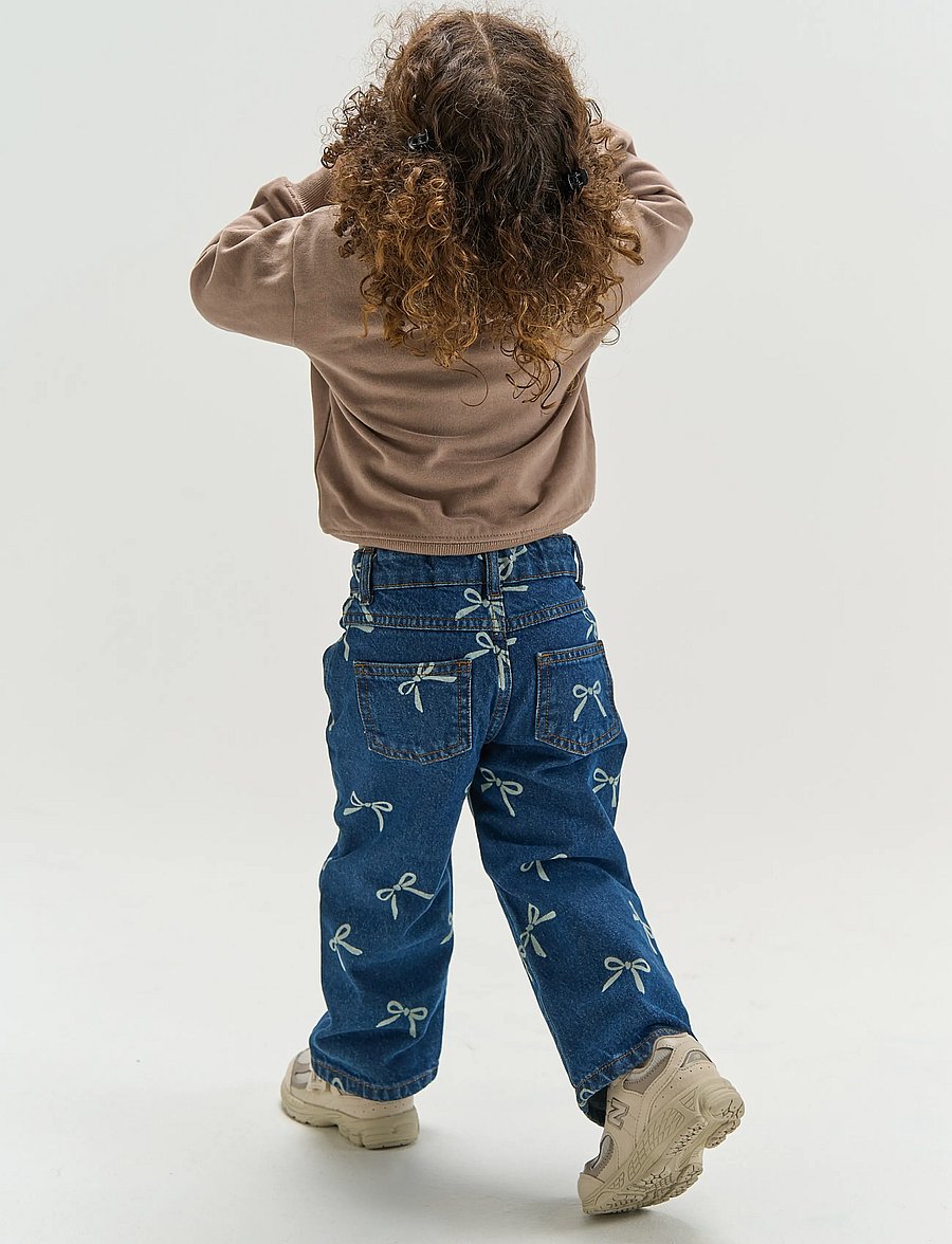 The New - TNSTVinaya Regular Fit Jeans - regular jeans - medium blue denim aop - 4