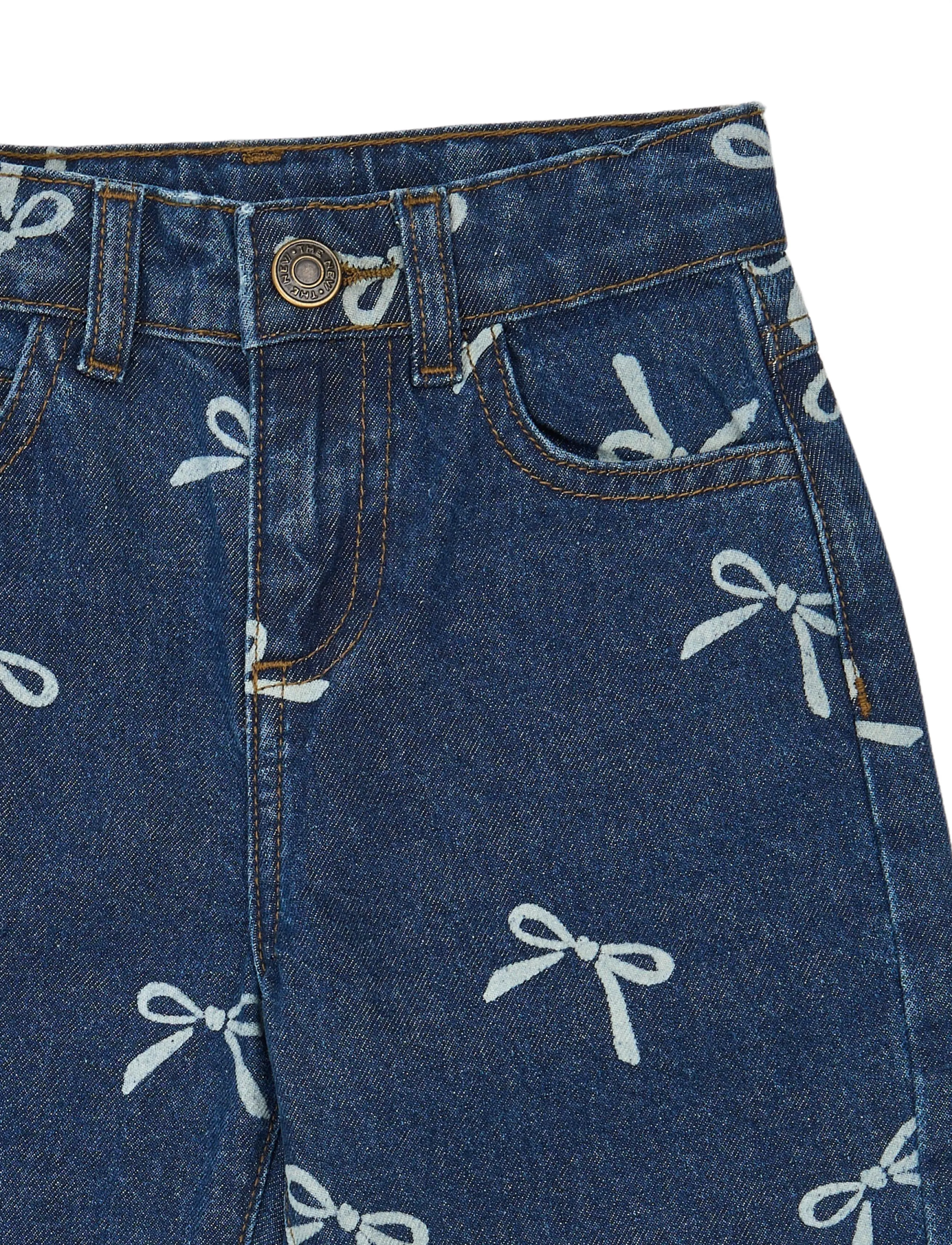 The New - TNSTVinaya Regular Fit Jeans - regular jeans - medium blue denim aop - 5