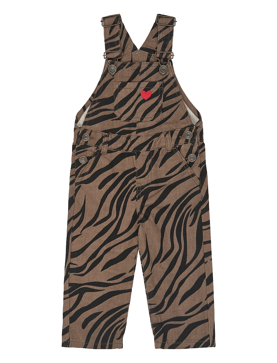 The New - TNSTValonya Denim Dungarees - buksedragter - taupe gray aop tn - 1
