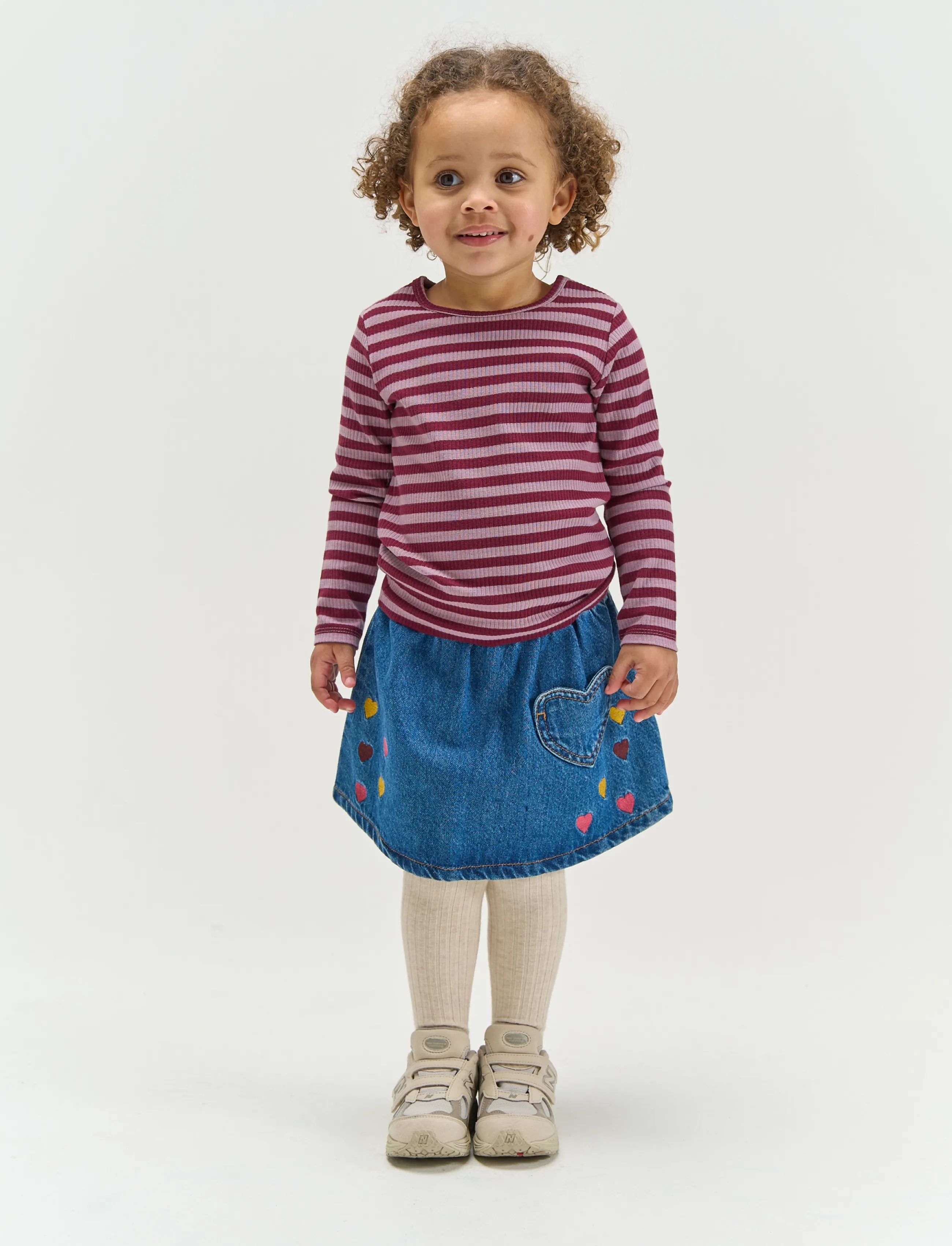 The New - TNSTValora Denim Skirt - light blue denim emb - 0