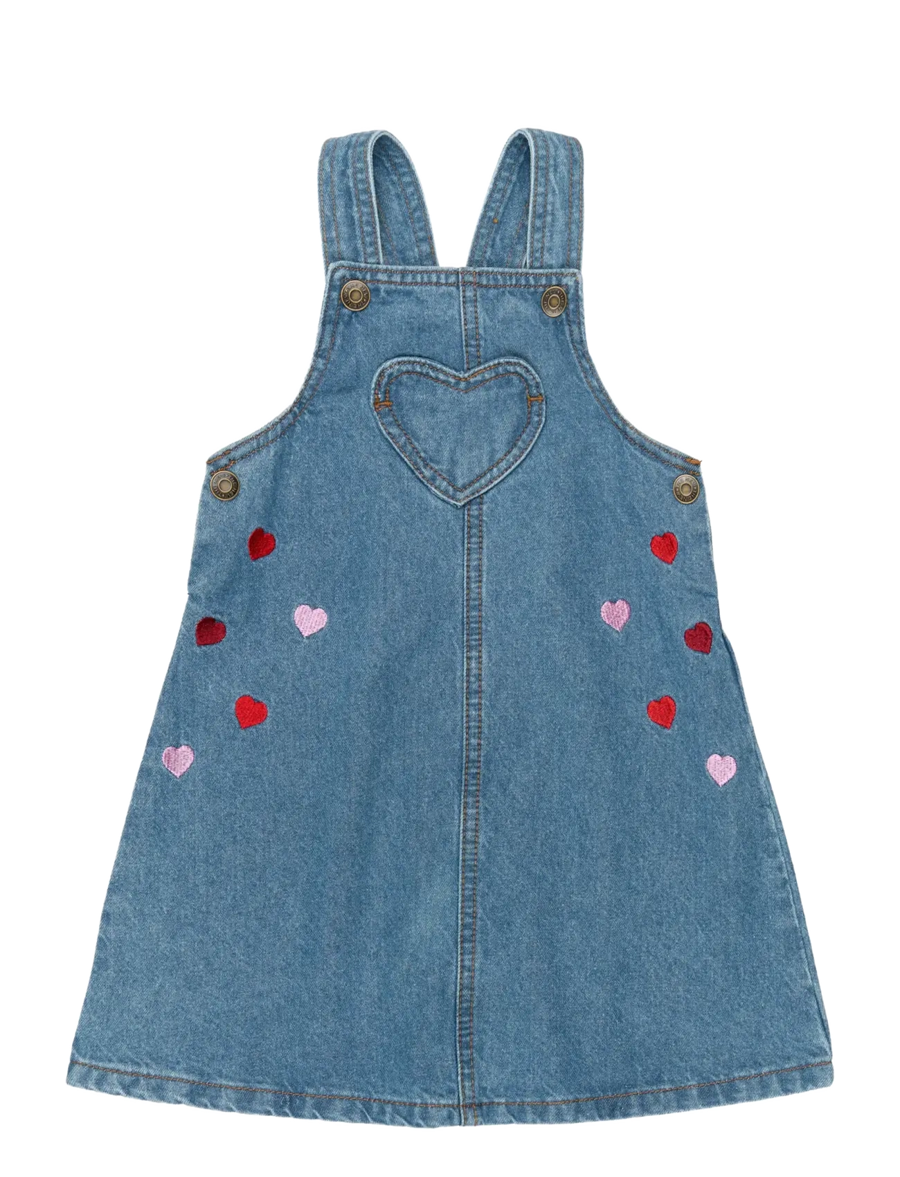 The New - TNSTValora S_L Denim Dress - light blue denim emb - 1
