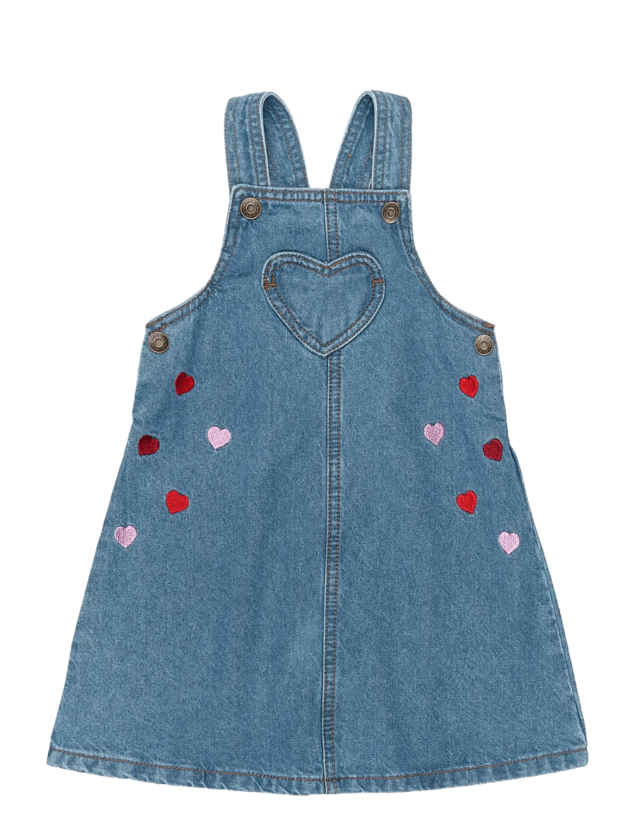 The New - TNSTValora S_L Denim Dress - light blue denim emb - 1