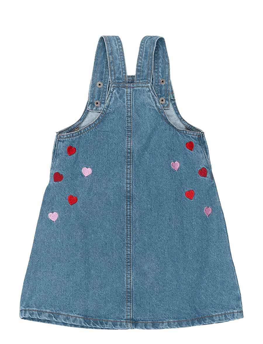 The New - TNSTValora S_L Denim Dress - light blue denim emb - 2
