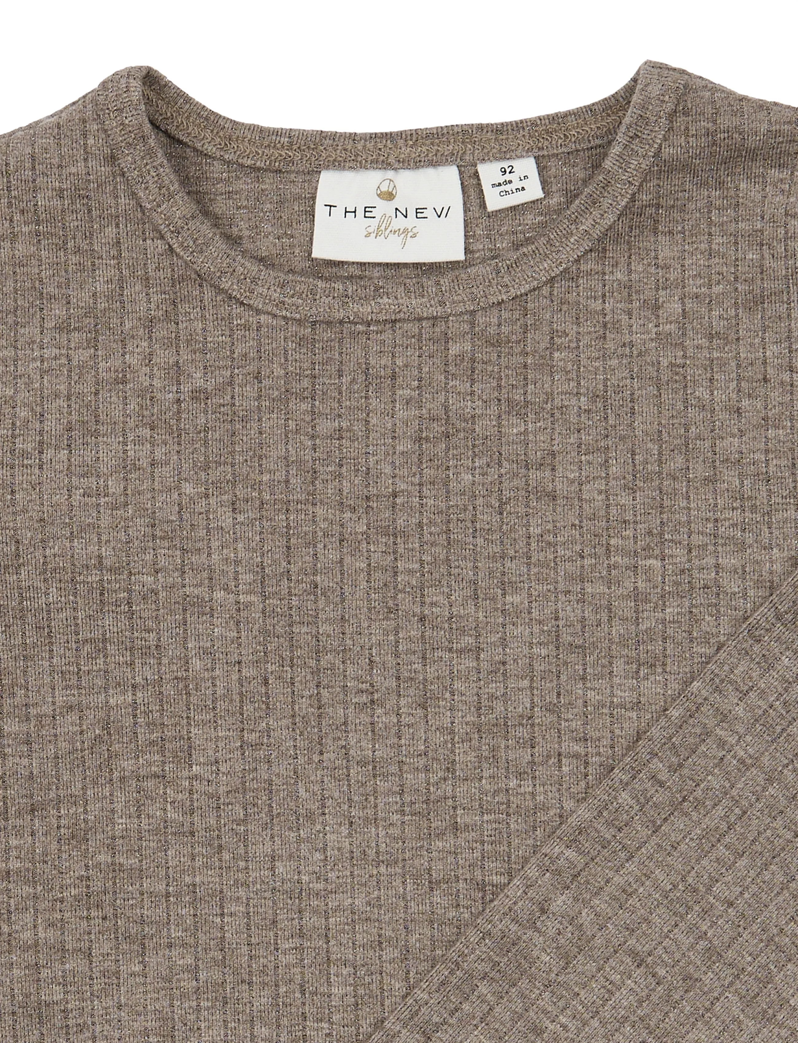 The New - TNSTVernata L_S Rib Tee - taupe gray tn - 4