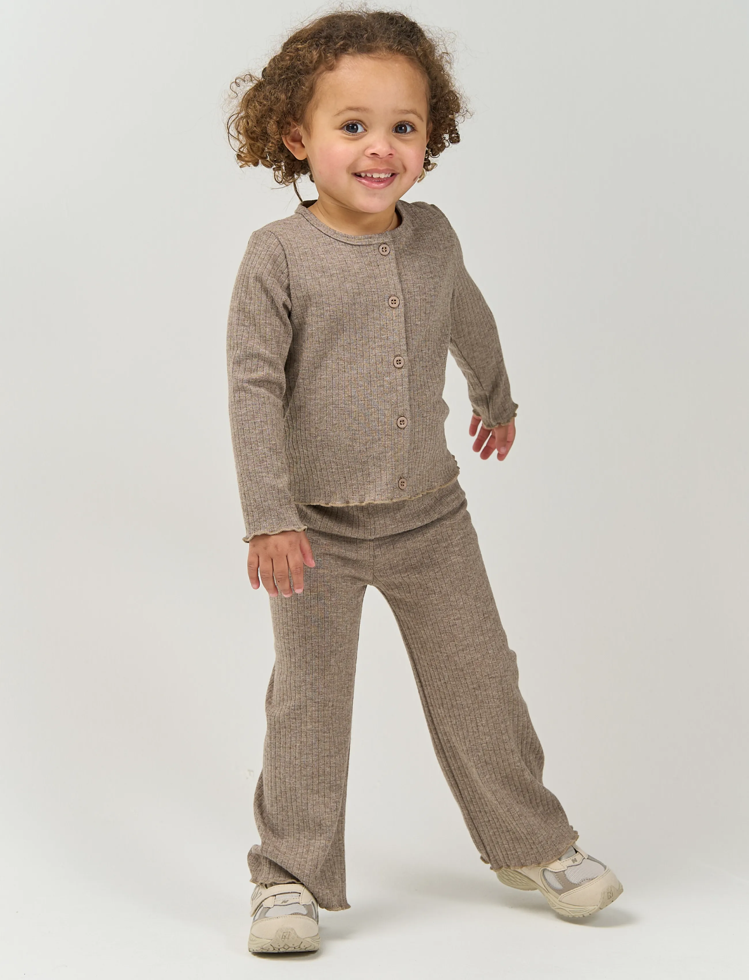 The New - TNSTVernata L_S Rib Cardigan - taupe gray tn - 3