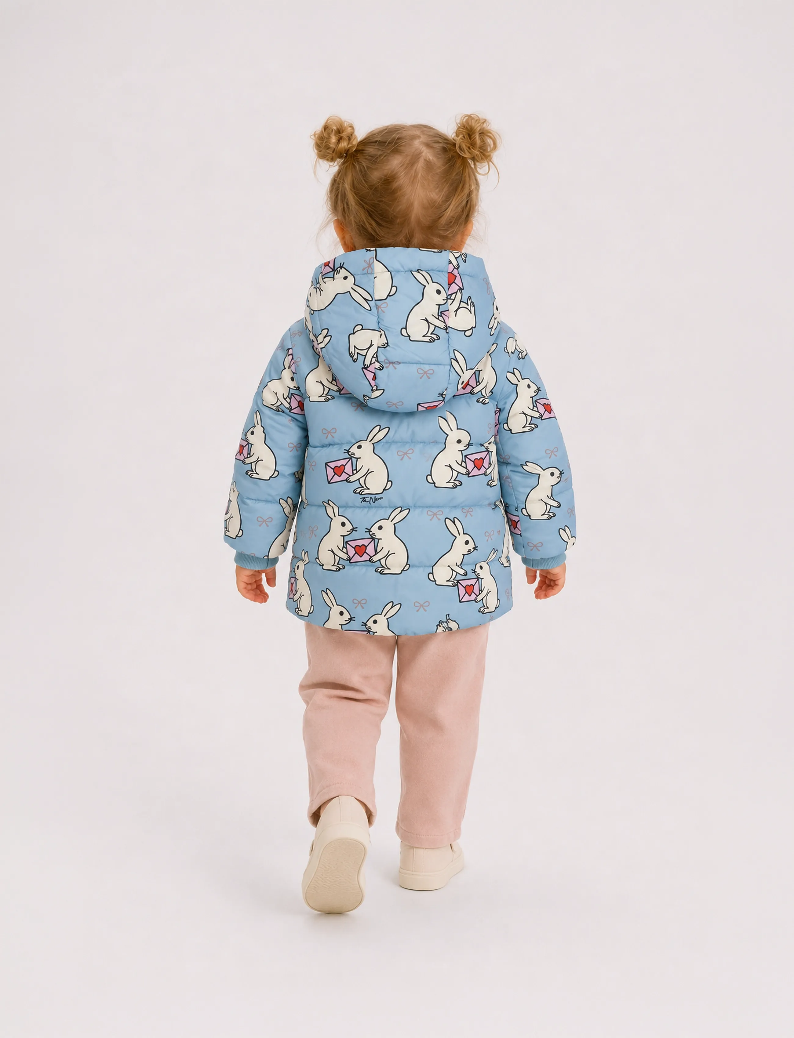 The New - TNSTUmma Puffer Jacket - ytterkläder - ashley blue aop - 3
