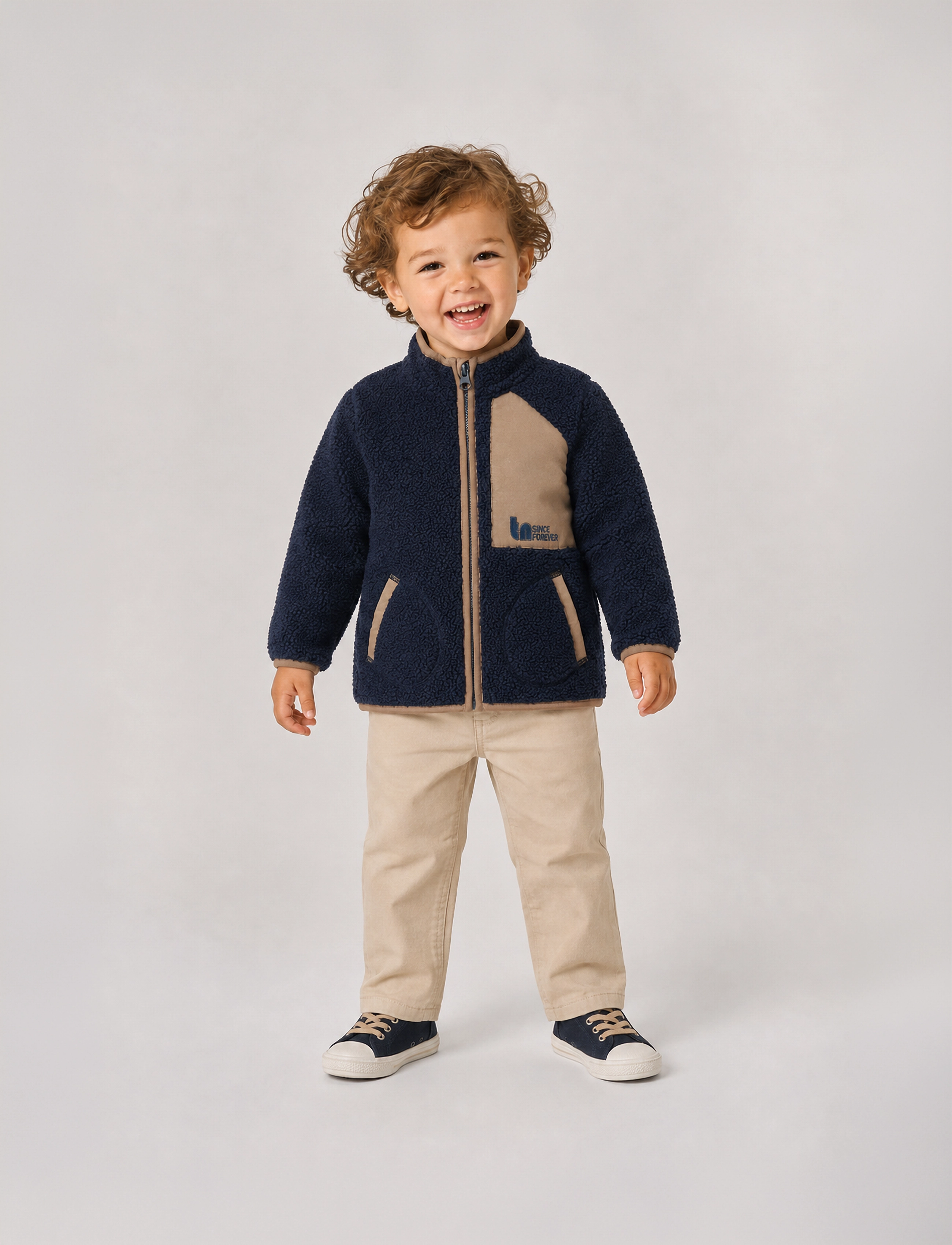 The New - TNSTStormy Uni Teddy Jacket - thermo-jacken - navy blazer - 0