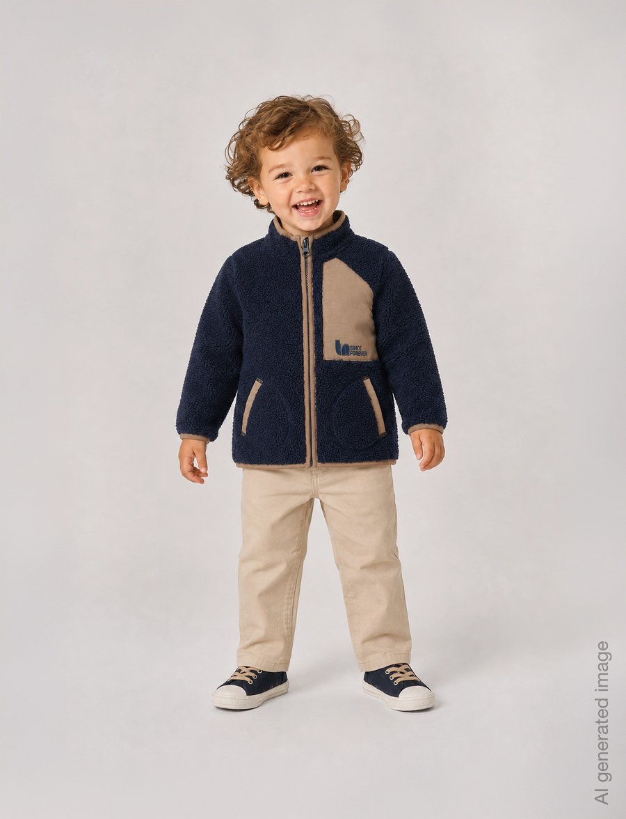 The New - TNSTStormy Uni Teddy Jacket - thermo-jacken - navy blazer - 0