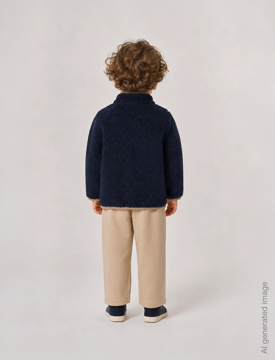 The New - TNSTStormy Uni Teddy Jacket - thermo-jacken - navy blazer - 3