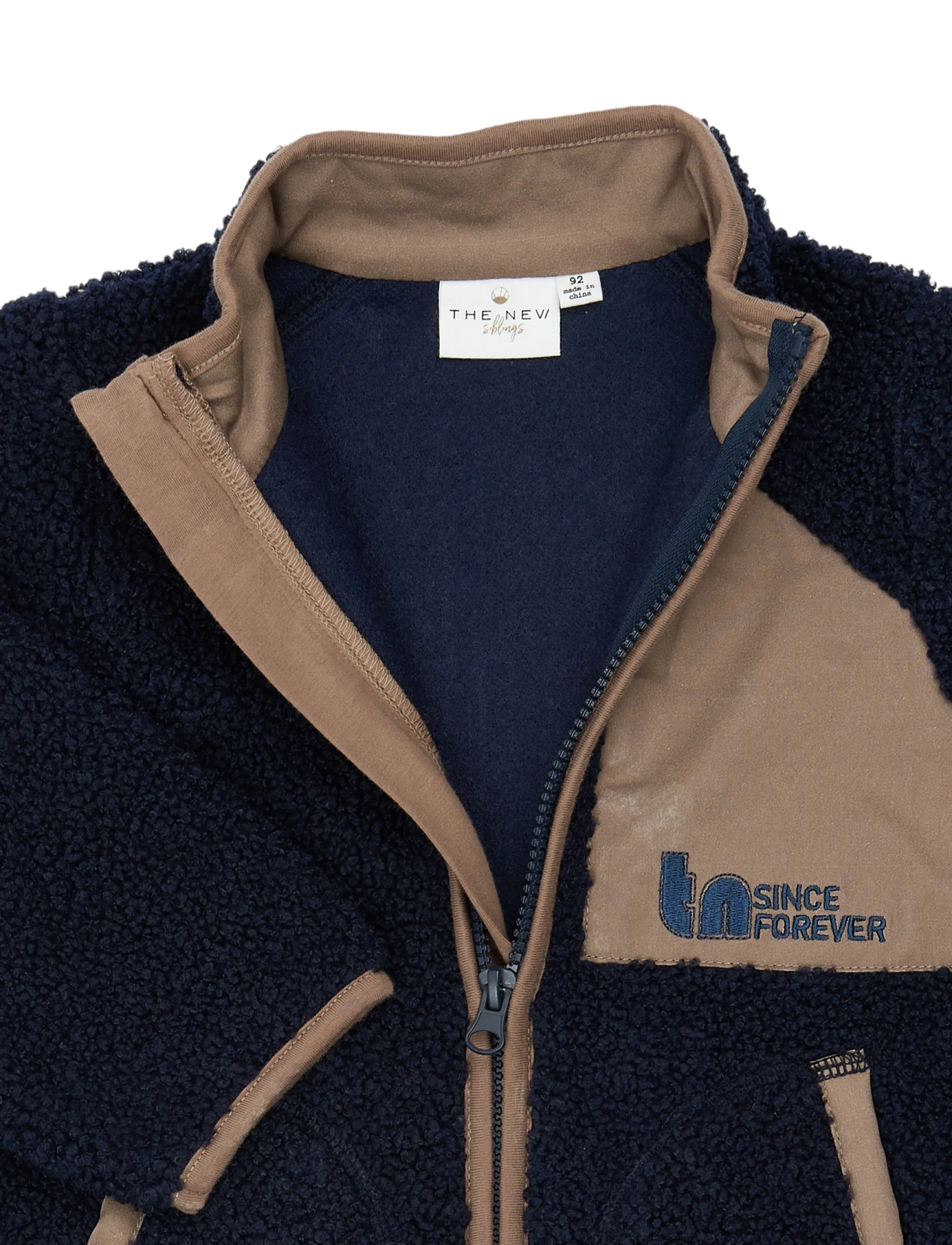 The New - TNSTStormy Uni Teddy Jacket - thermo-jacken - navy blazer - 4