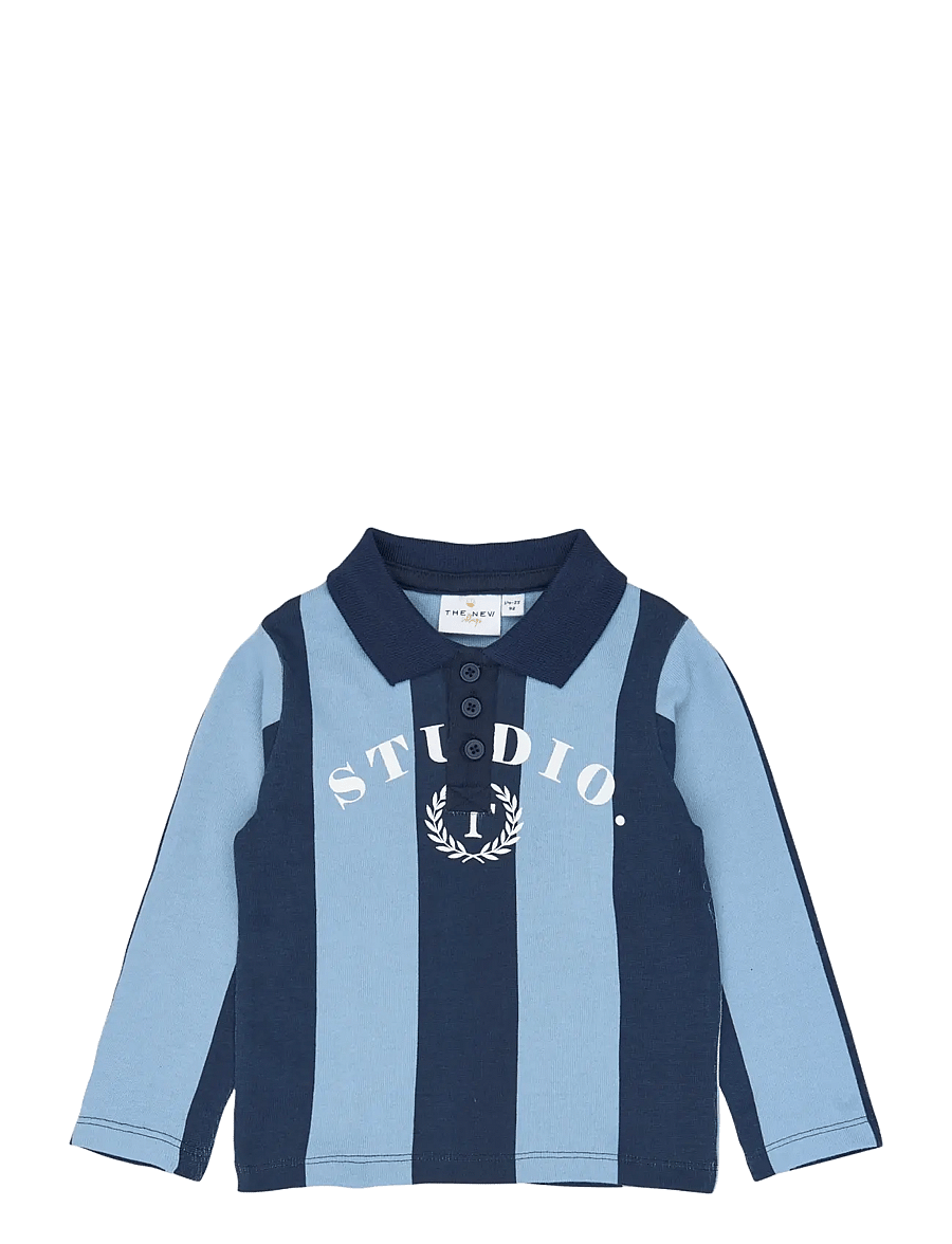 The New - TNSTViro L_S Polo - langärmelig poloshirt - navy blazer striped - 1