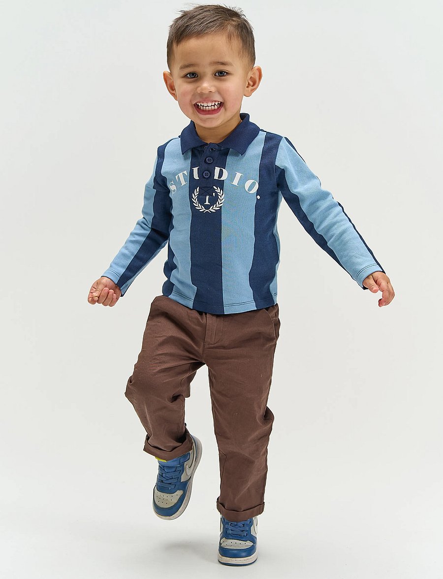 The New - TNSTViro L_S Polo - langärmelig poloshirt - navy blazer striped - 0