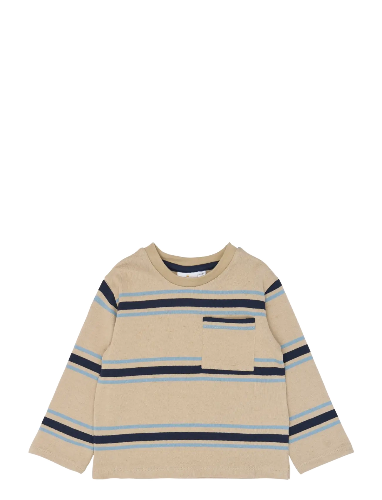 The New TNSTTheodor OS L_S Tee - Baby 44-92 - HUMUS STRIPED / beige