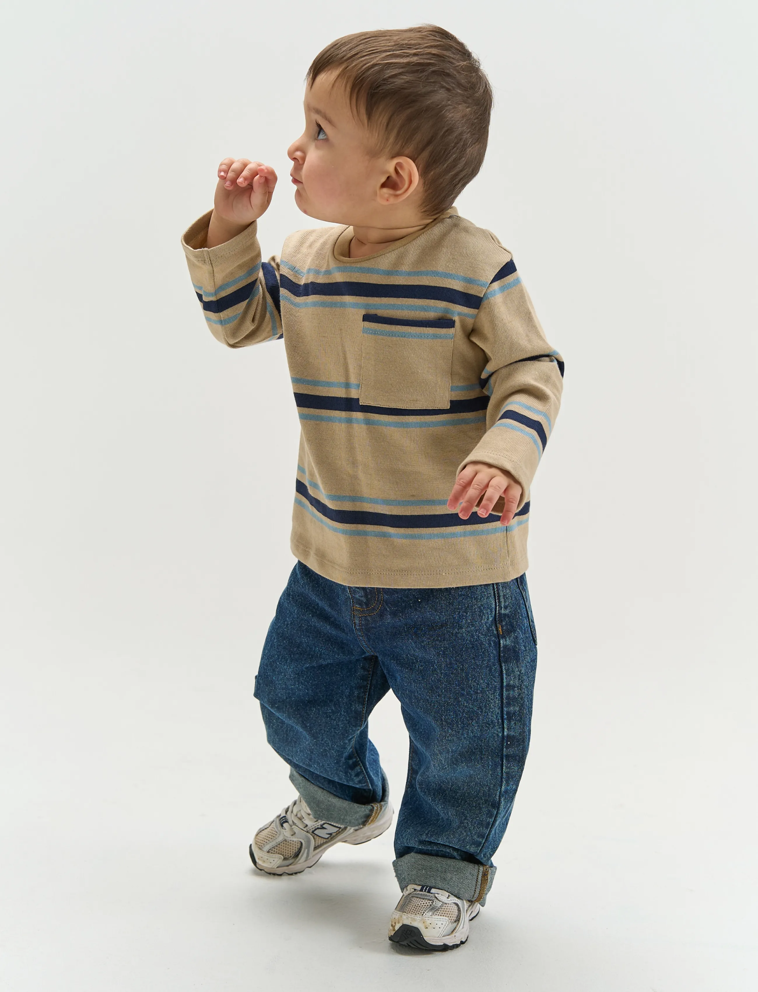 The New - TNSTTheodor OS L_S Tee - langärmelig - humus striped - 3