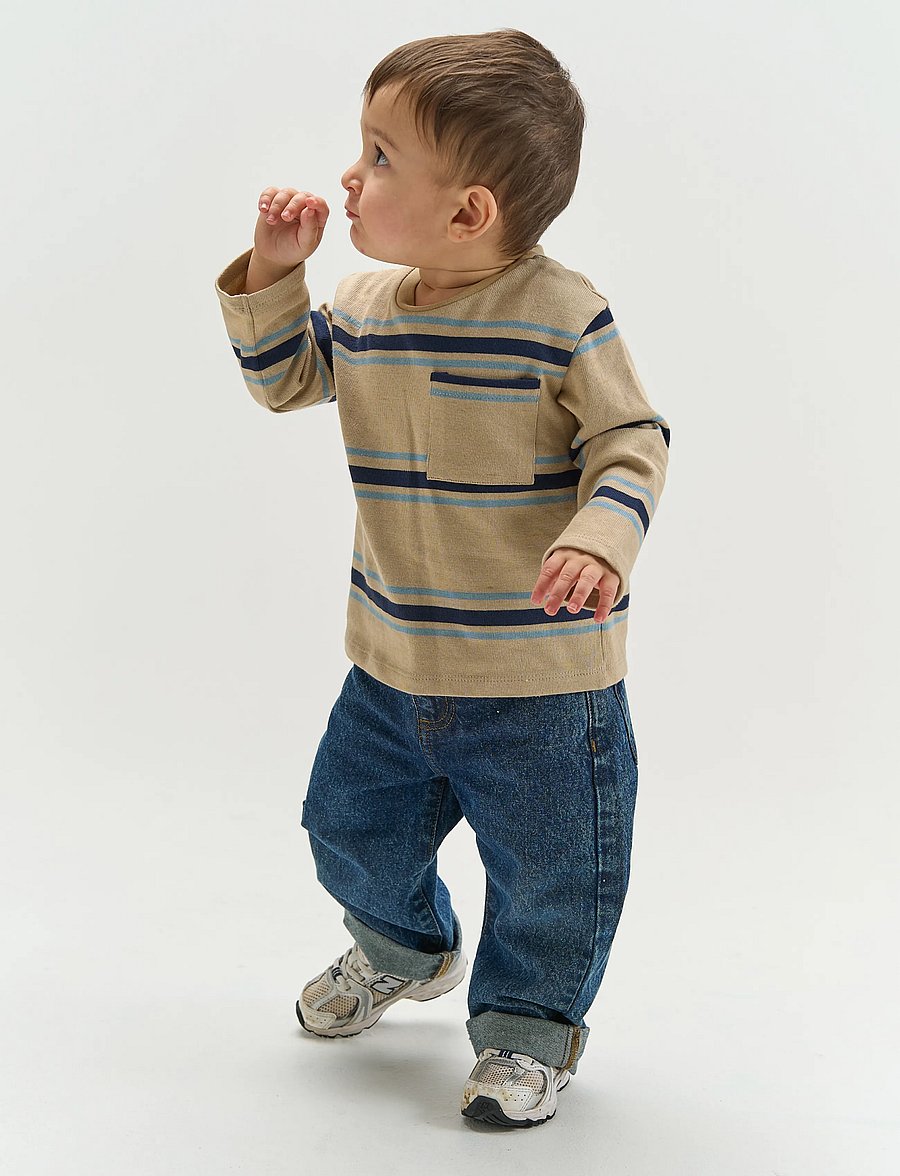 The New - TNSTTheodor OS L_S Tee - langärmelig - humus striped - 3