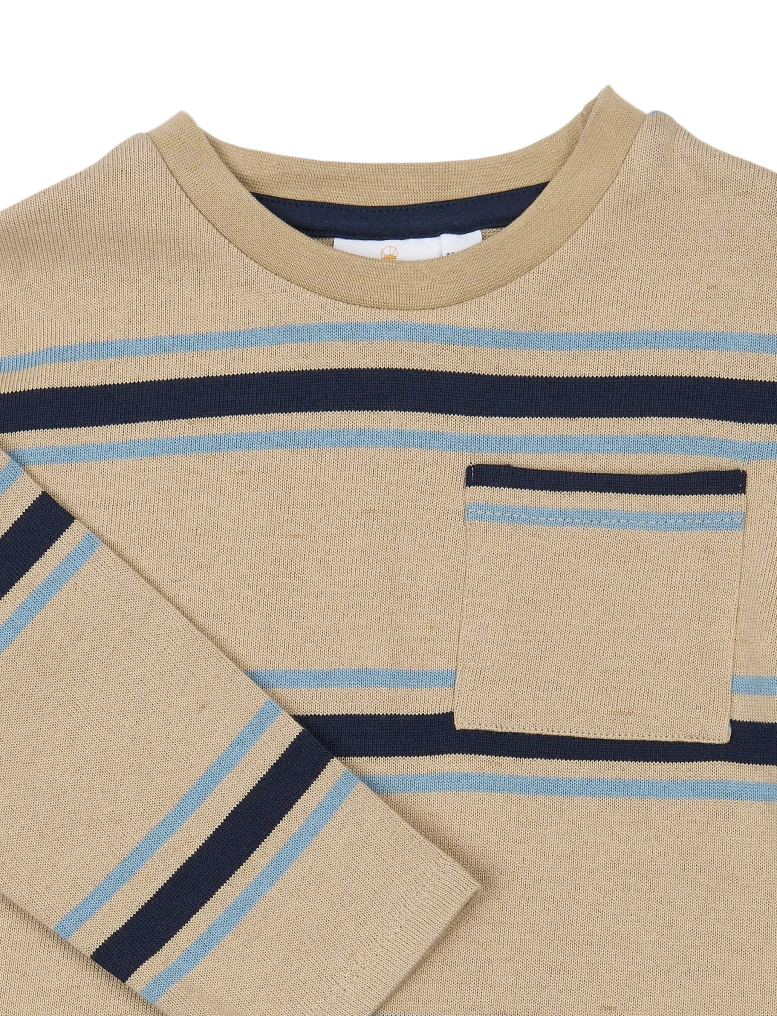 The New - TNSTTheodor OS L_S Tee - langärmelig - humus striped - 5