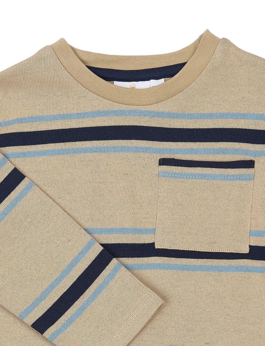 The New - TNSTTheodor OS L_S Tee - langärmelig - humus striped - 5
