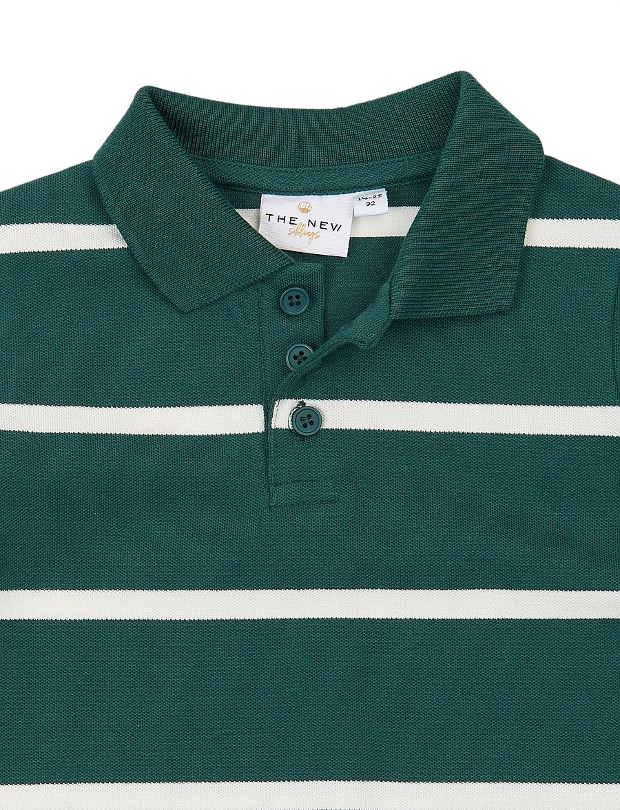The New - TNSTVix L_S Pique Polo - langärmelig poloshirt - june bug striped - 3