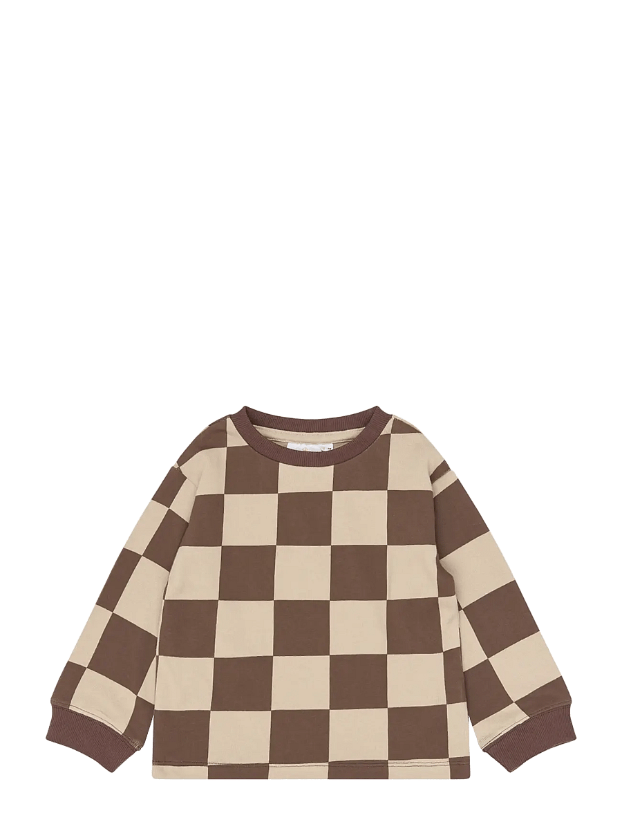 The New - TNSTVebbo OS Sweatshirt - sweatshirts - chestnut check - 1