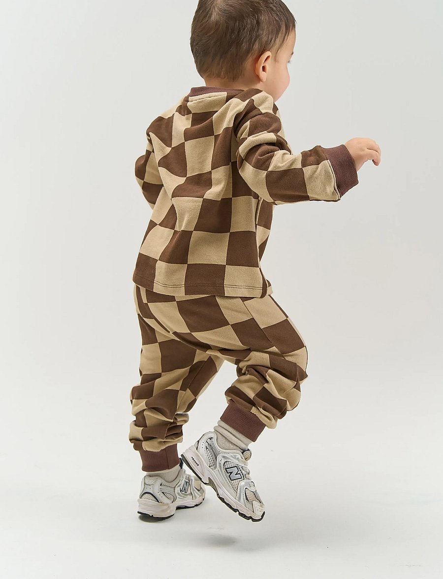 The New - TNSTVebbo OS Sweatshirt - sweatshirts - chestnut check - 3