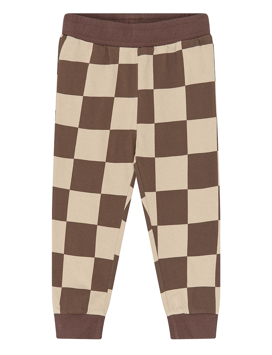 The New - TNSTVebbo Pants - jogginghosen - chestnut check - 1