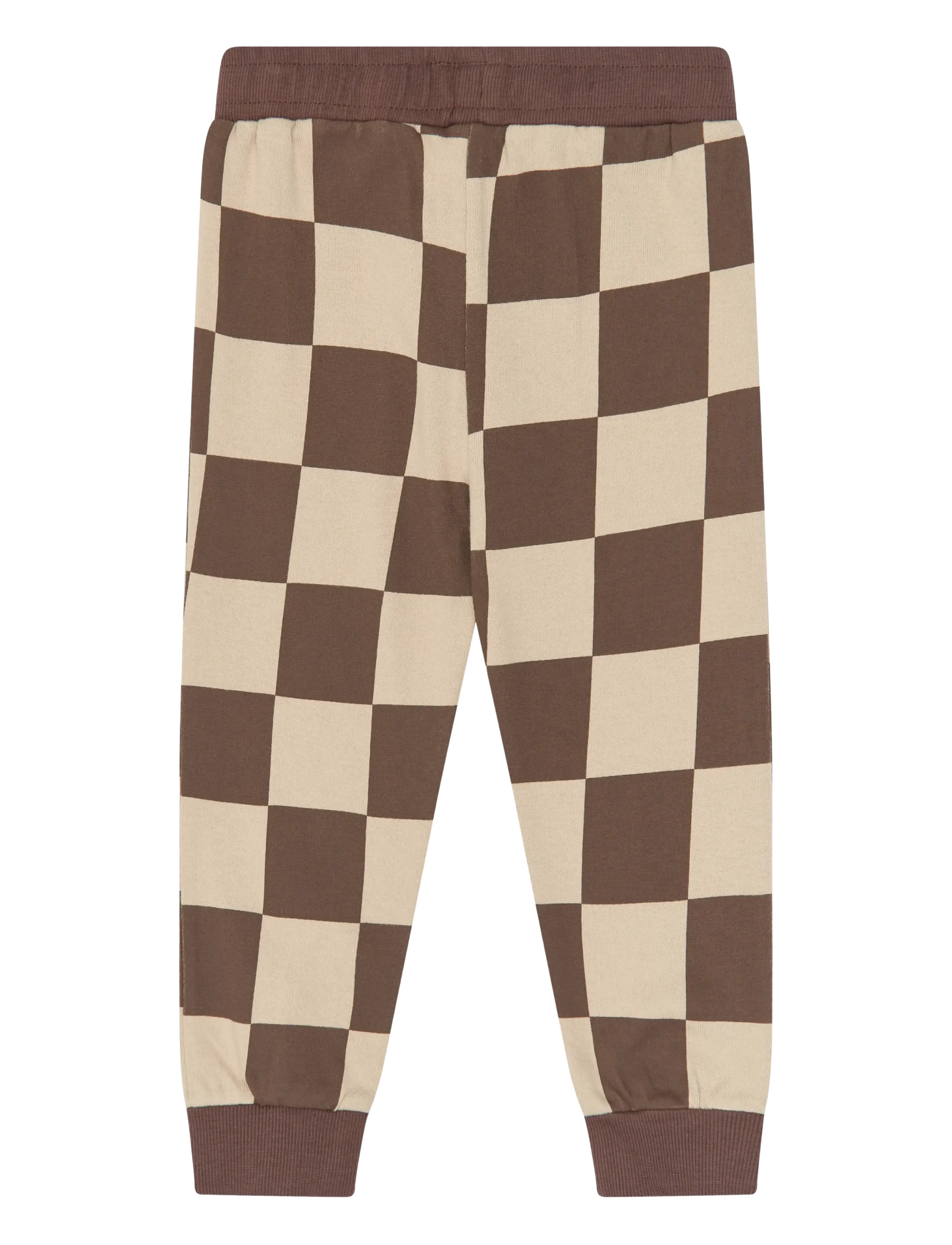 The New - TNSTVebbo Pants - jogginghosen - chestnut check - 2