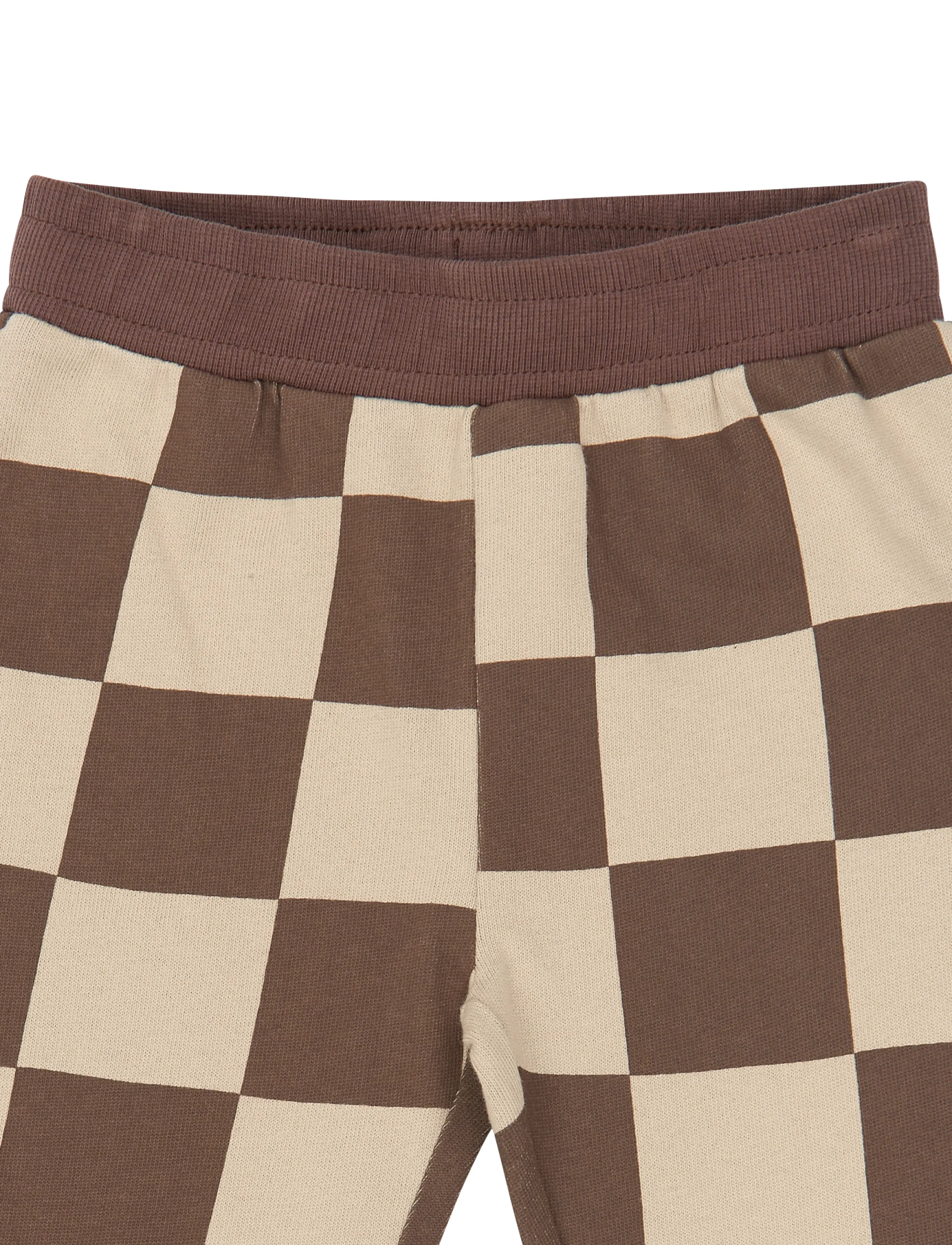 The New - TNSTVebbo Pants - jogginghosen - chestnut check - 4