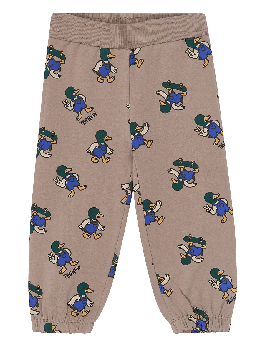 The New - TNSTVhil Sweatpants - jogginghosen - taupe gray aop tn - 1