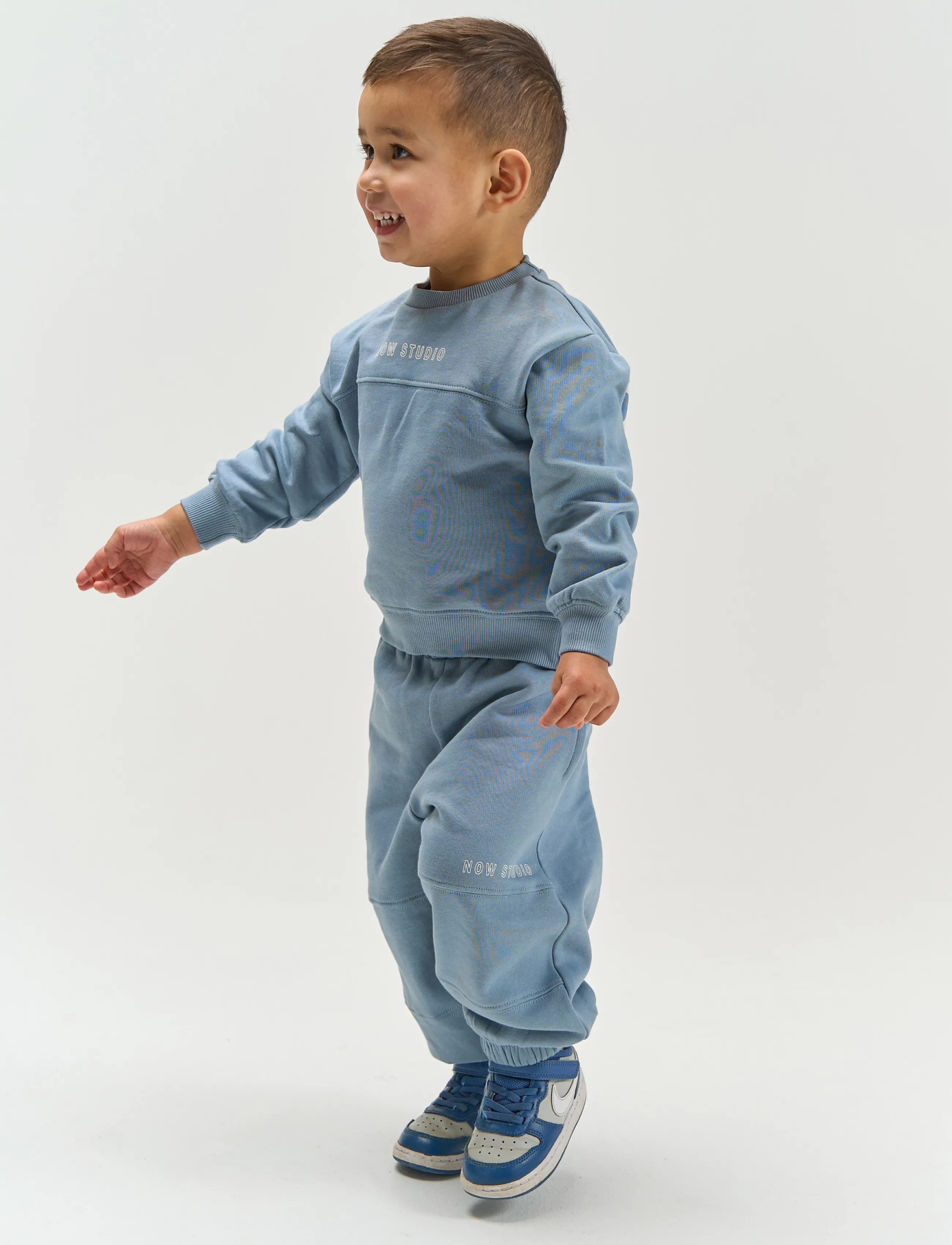 The New Tnstverylo Baggy Sweatpants, 104, Blue, Underdele > Joggingbukser, Børn