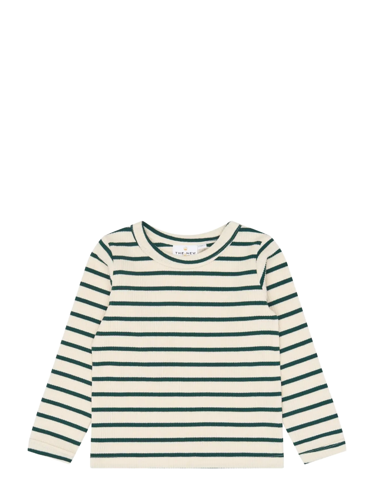 The New TNSTVico L_S Rib Tee - Oberteile - JUNE BUG STRIPED / cream