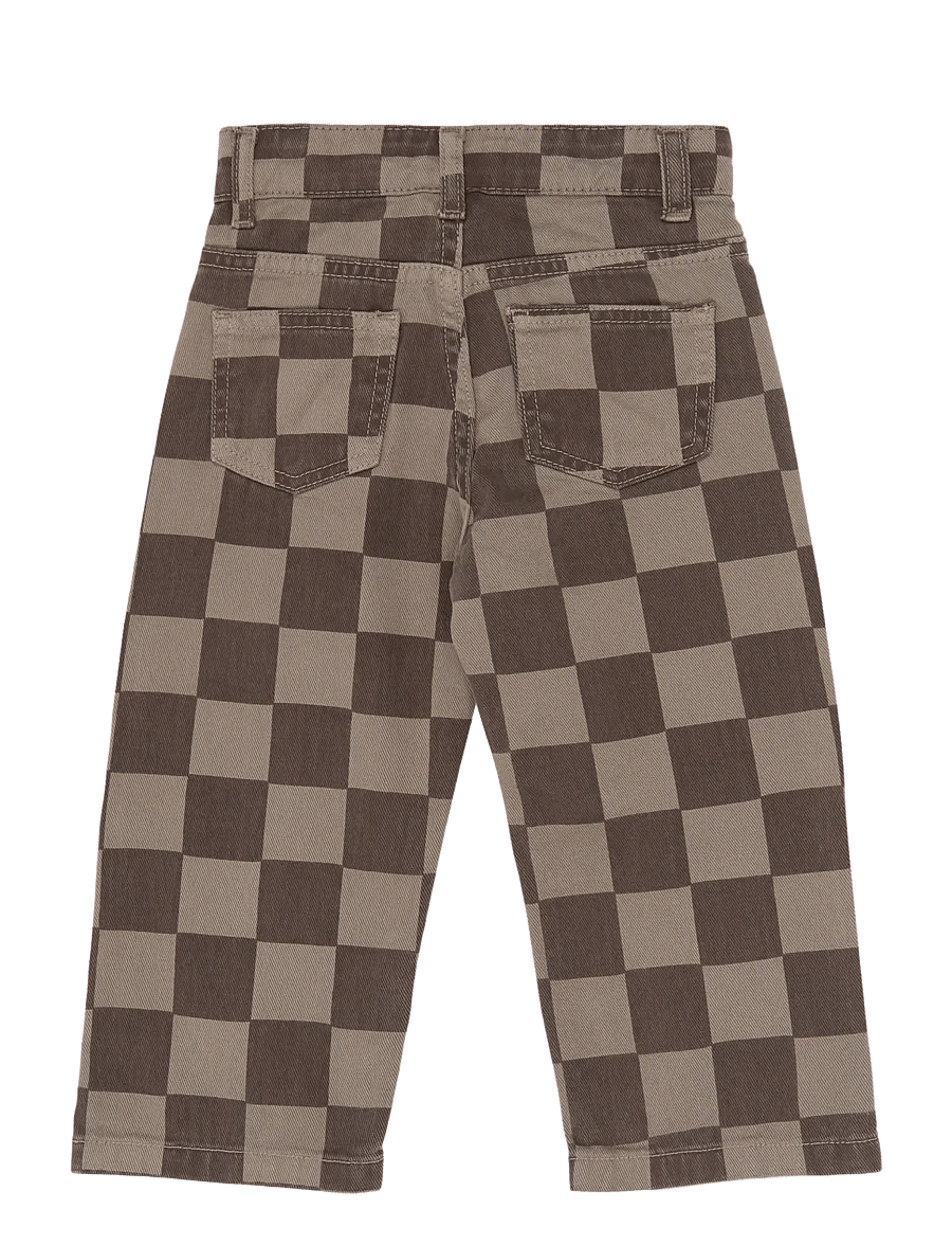 The New - TNSTVondell Baggy Fit Jeans - vaba lõikega teksad - taupe gray check tn - 1