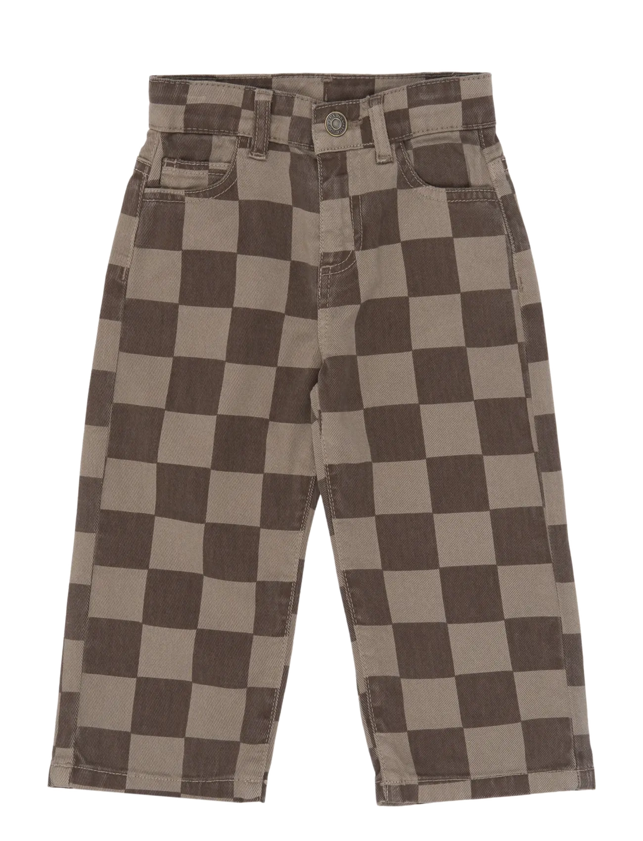 The New - TNSTVondell Baggy Fit Jeans - vaba lõikega teksad - taupe gray check tn - 2