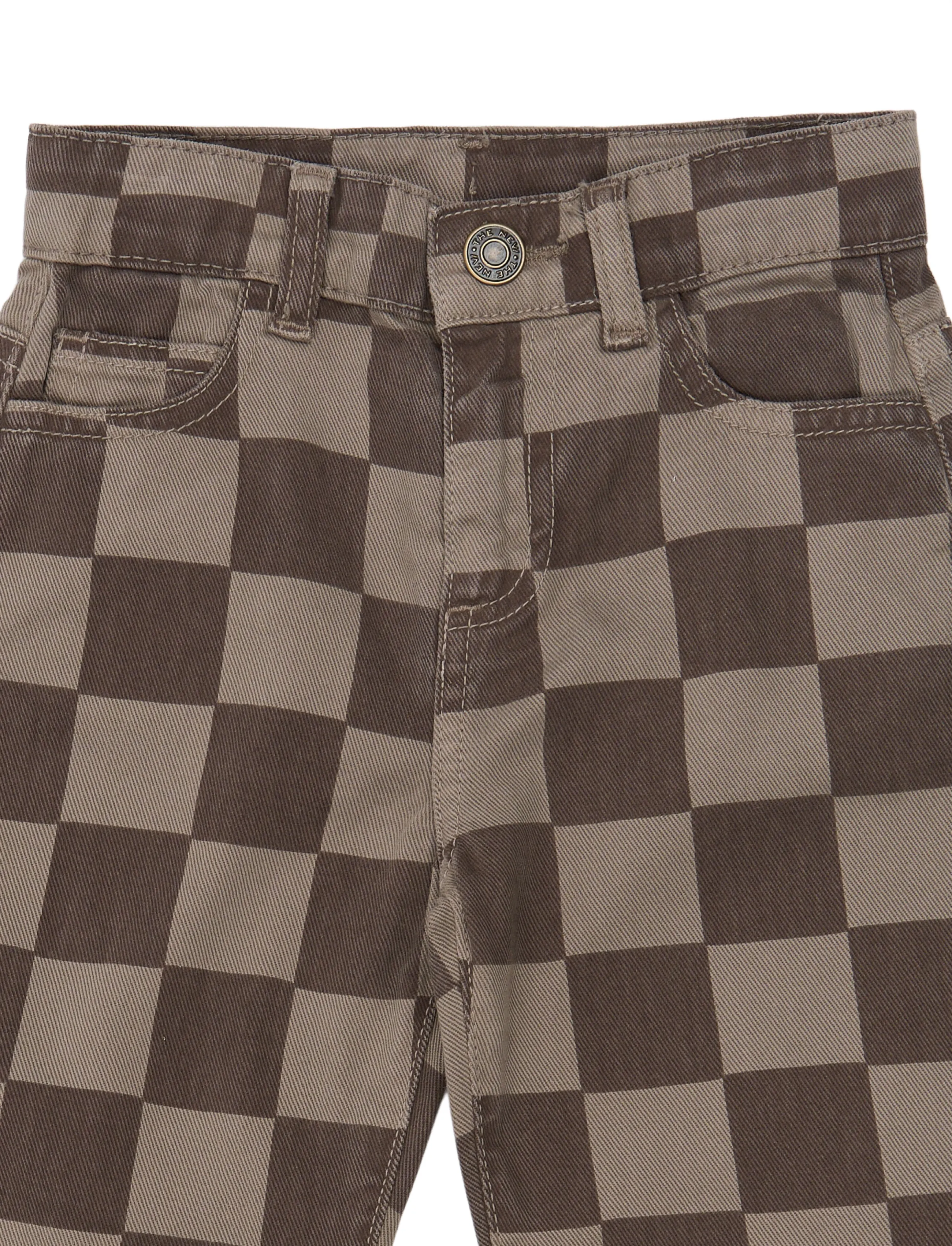 The New - TNSTVondell Baggy Fit Jeans - vaba lõikega teksad - taupe gray check tn - 3